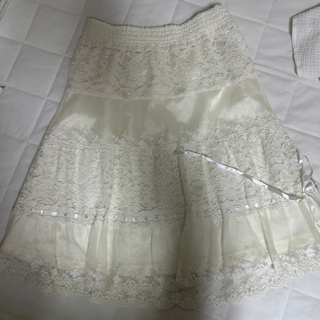 빈티지 모리노가토 레이스 미디스커트 상품이미지1