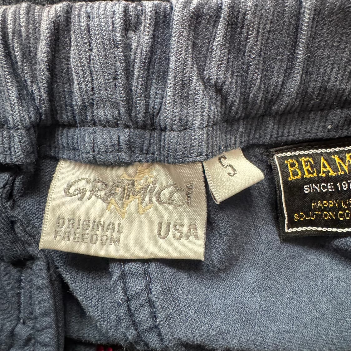 GRAMICCI 일본빈티지 벨벳 팬츠 벨벳바지 그라미치 빔즈 벨벳팬츠 S 상품이미지8