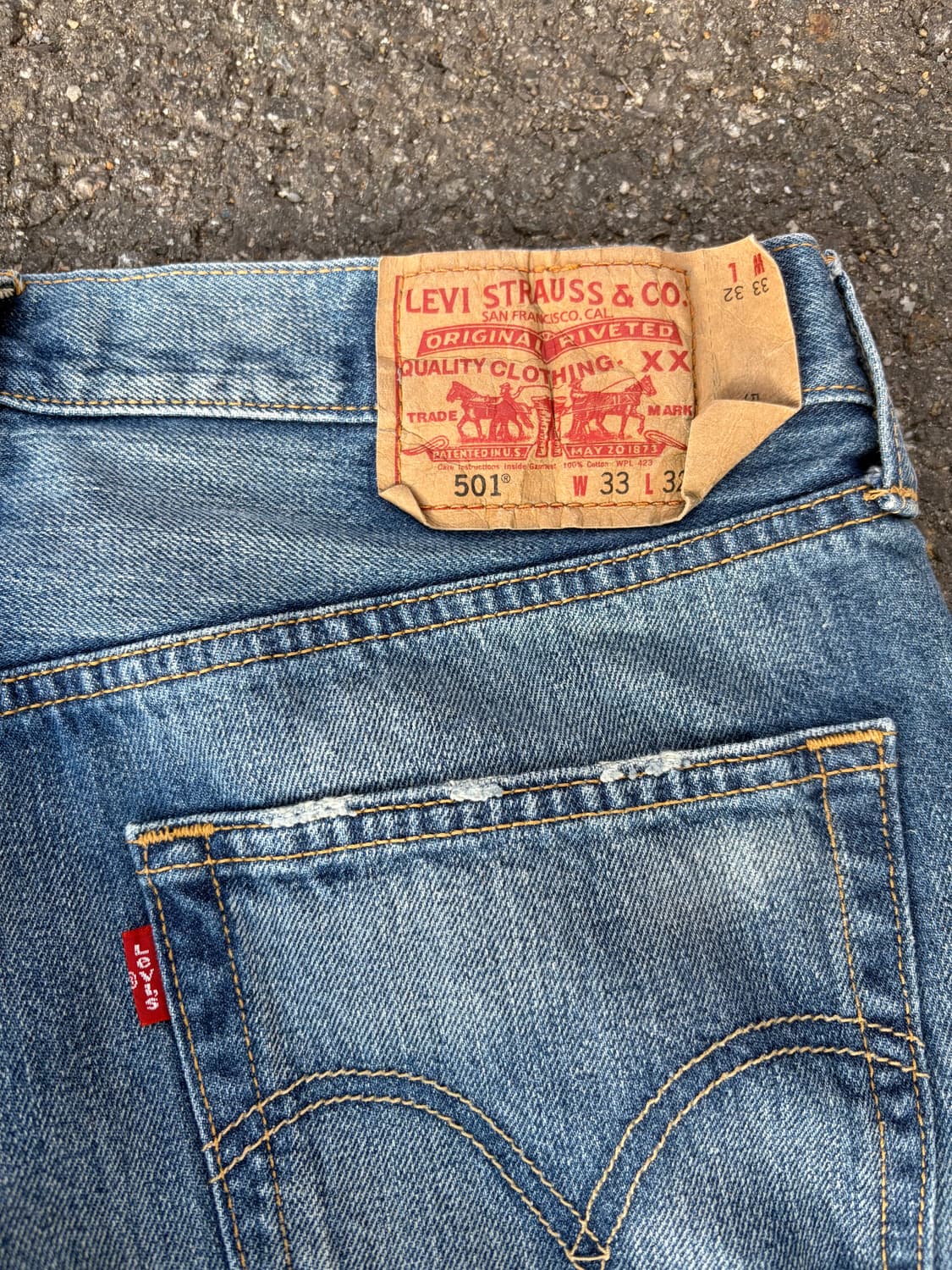 리바이스 501 33/32 상품이미지4