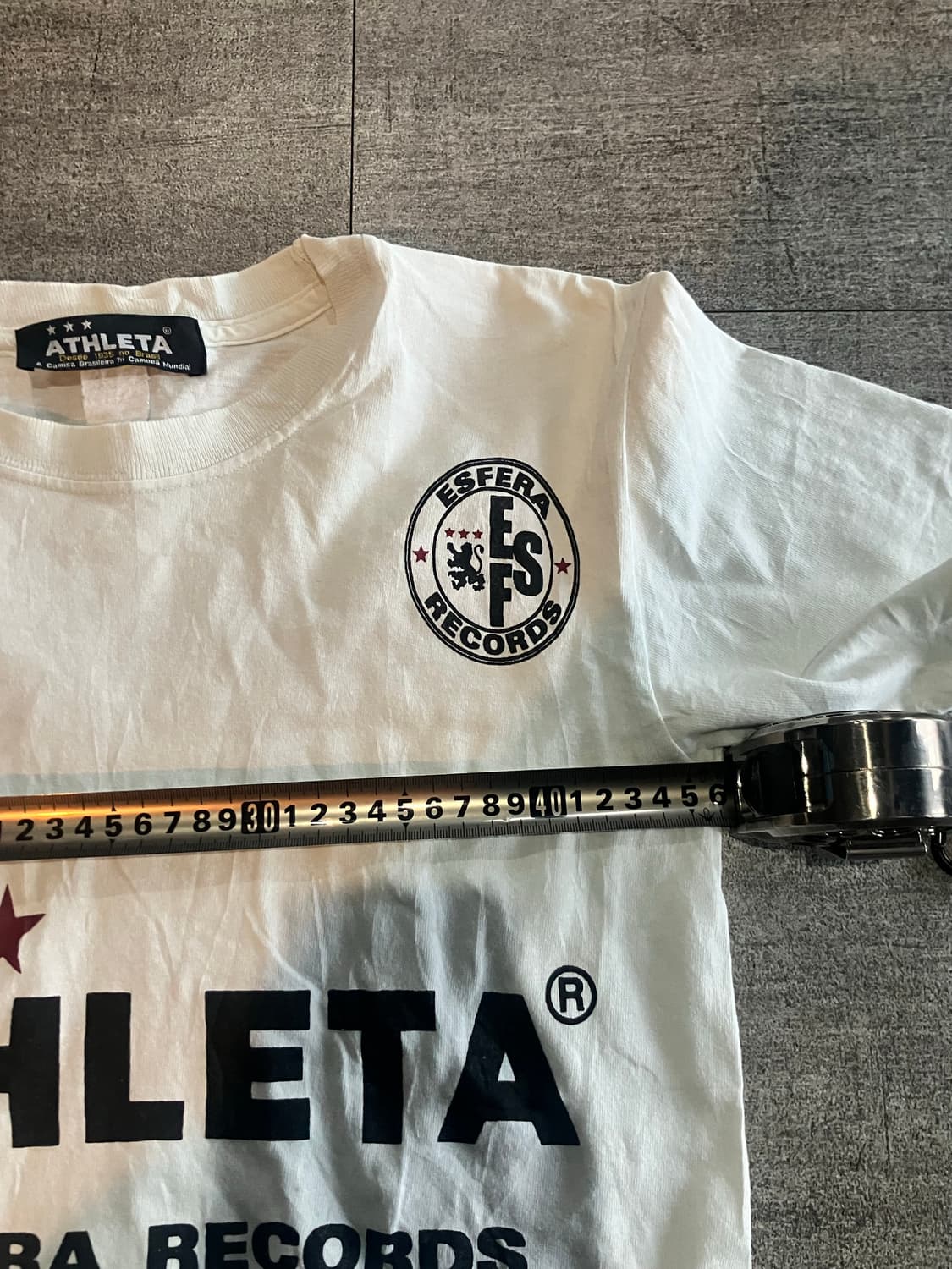 일본빈티지 Athleta 핀터깔y2k 고딕펑크 올드스쿨 반팔티셔츠 상품이미지3