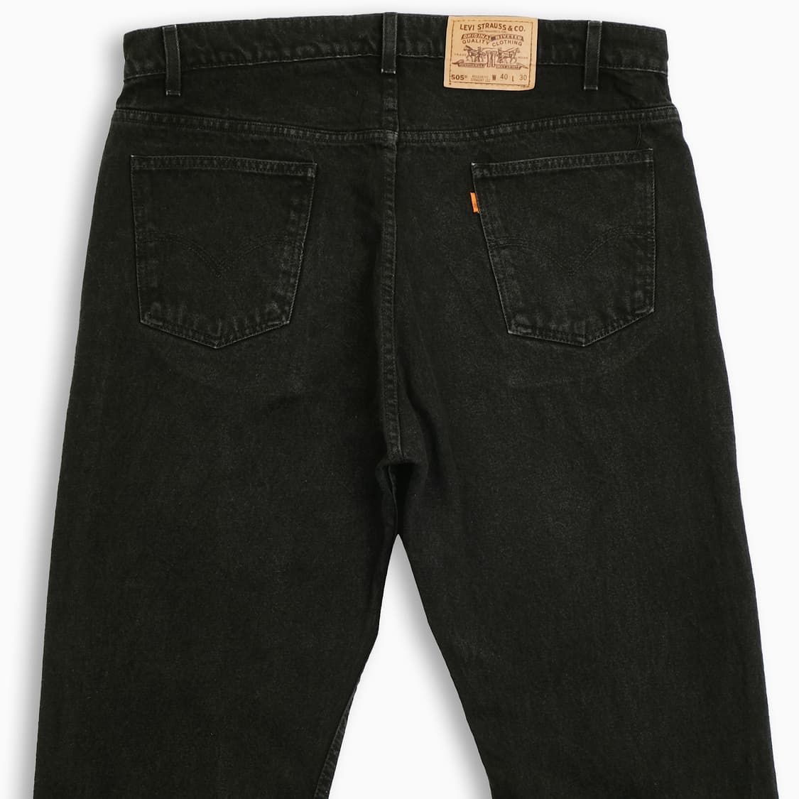 리바이스 505 오렌지탭 흑청 블랙진 90s USA  OR5054040 상품이미지6