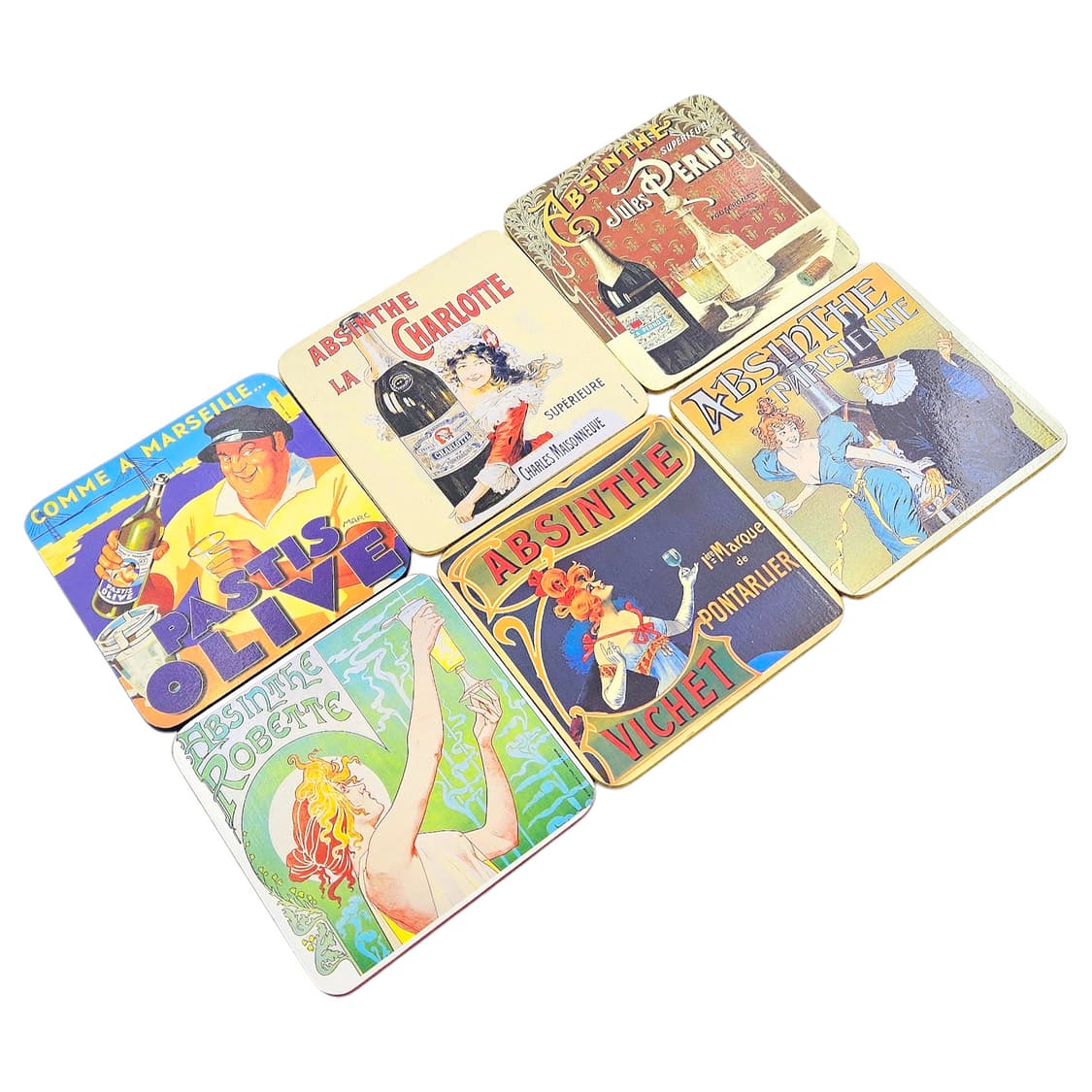 미국 포스터 아트 빈티지 코스터 6p 세트 상품이미지7