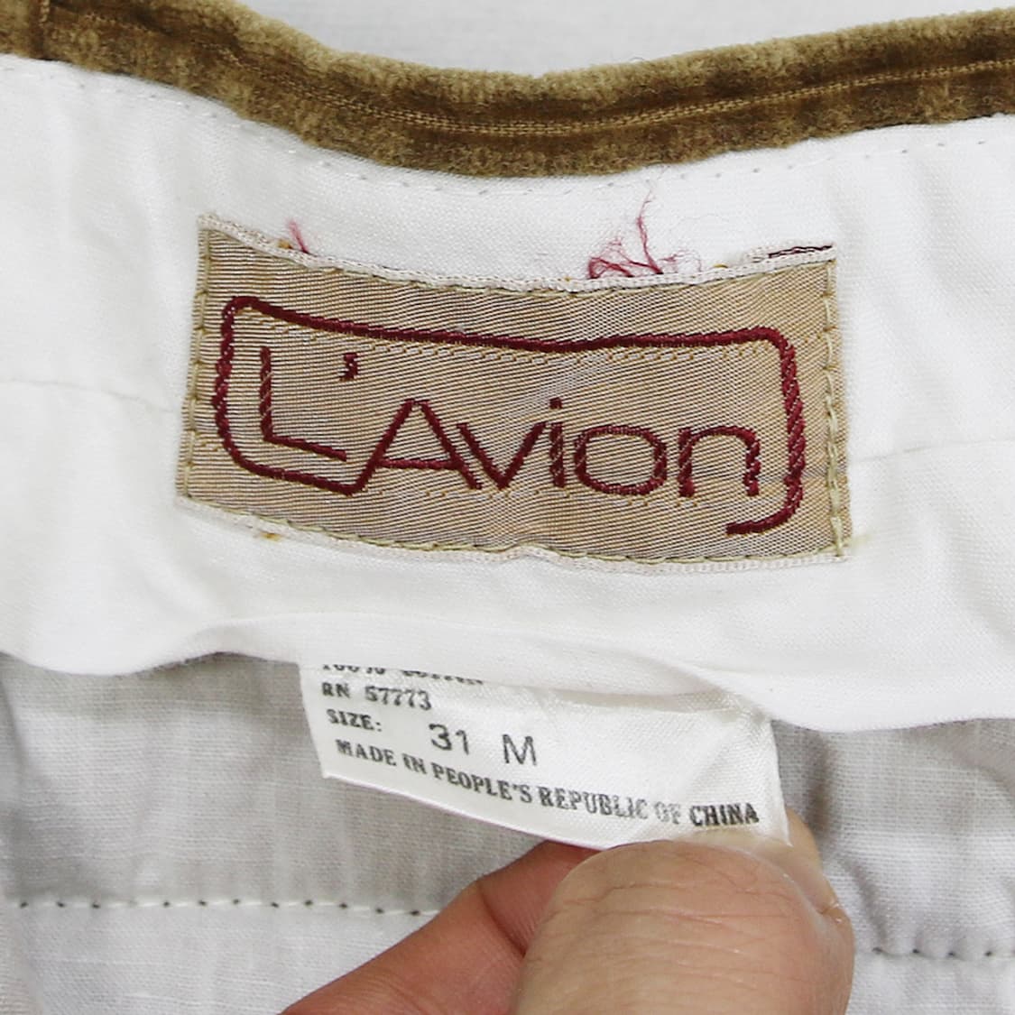 (착용컷) LAvion 코듀로이 팬츠 (남성용 29) 상품이미지6