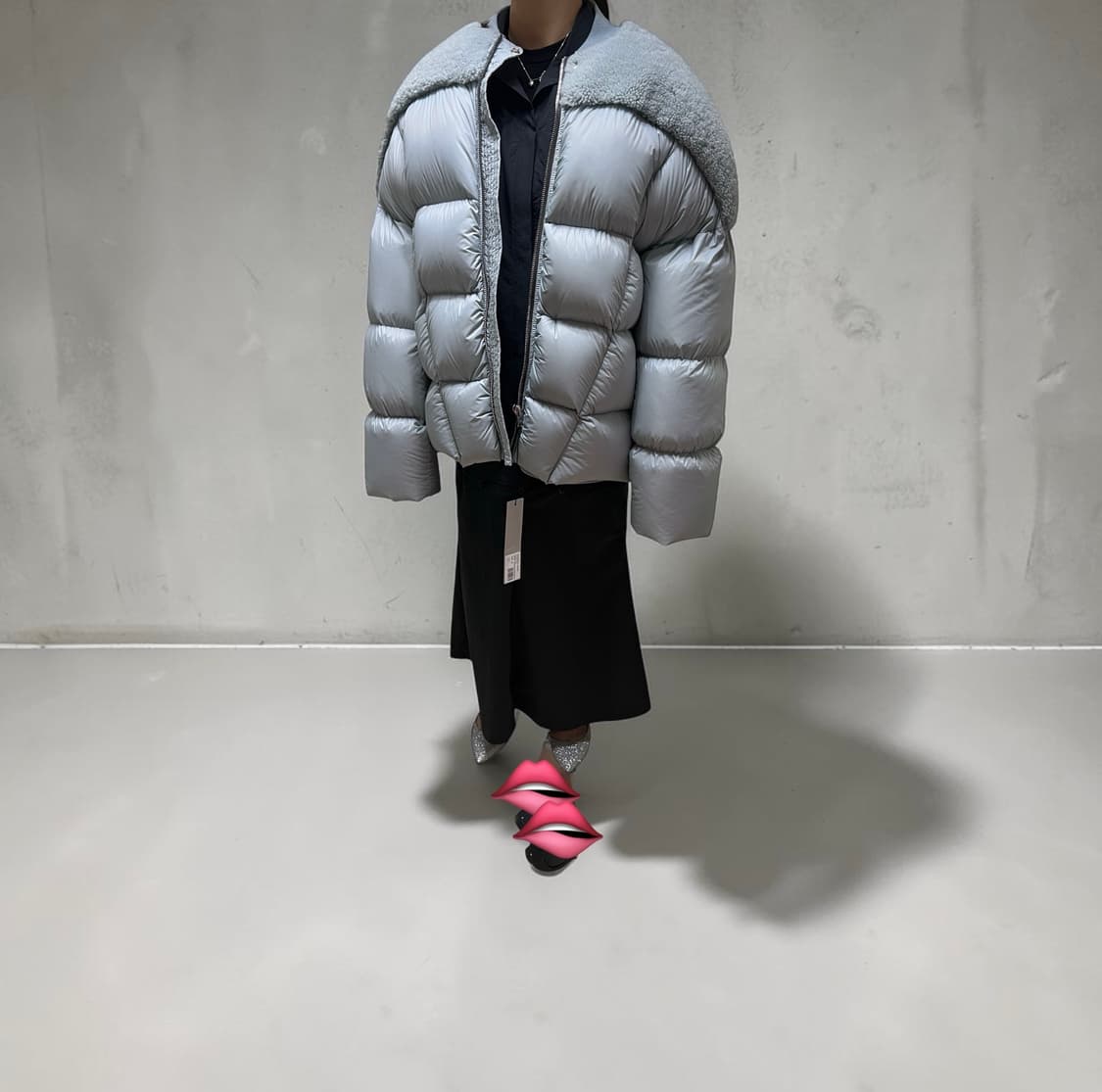 릭오웬스 포터빌 플라이트 시어링 구스봄버 상품이미지7