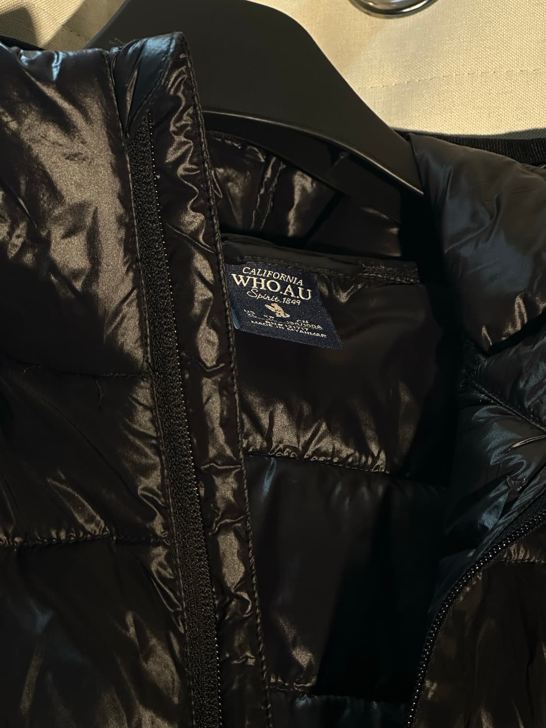 후아유 _ 라이트 후디 자켓 블랙 XL 상품이미지3