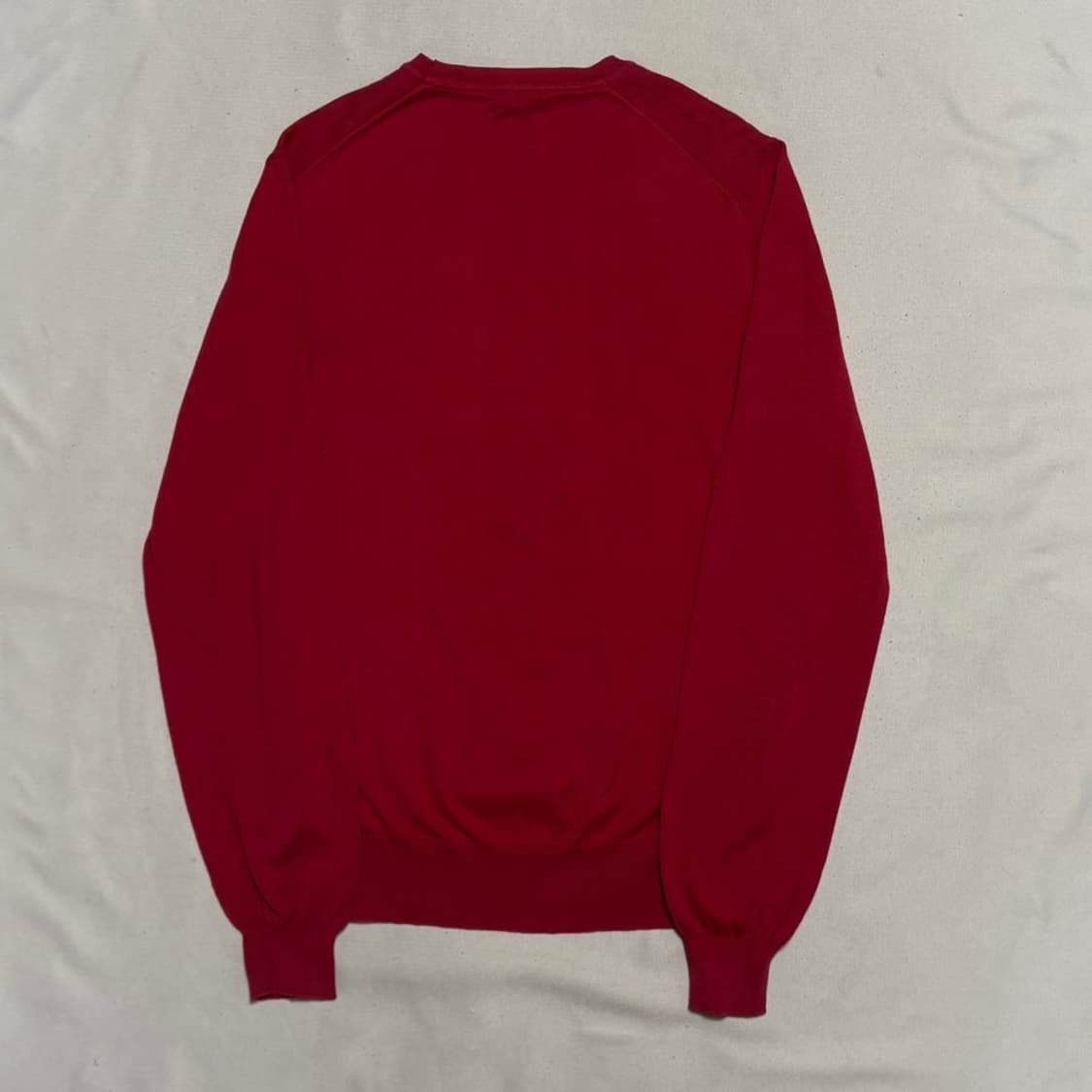 L 버버리 레드 코튼 니트 상품이미지3