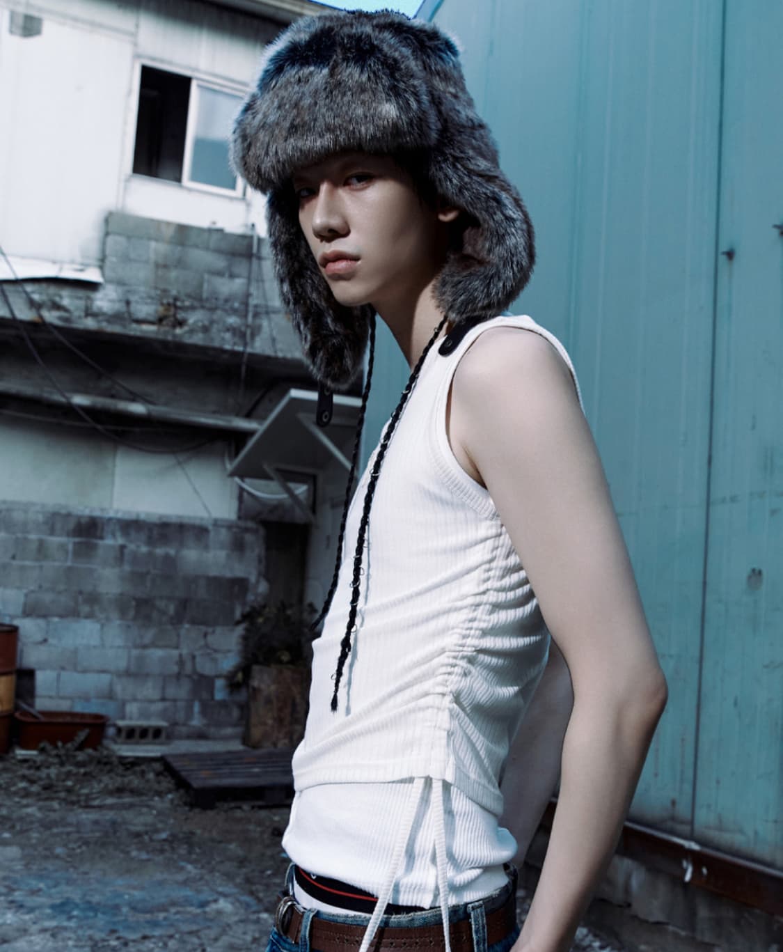 (새상품)레씨토 퍼 트루퍼 햇 브라운 상품이미지2