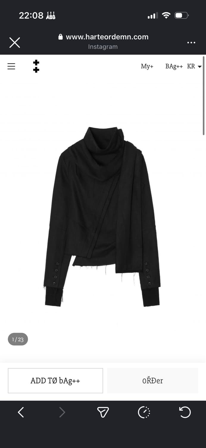 하르테올뎀 스카프 자켓 상품이미지1