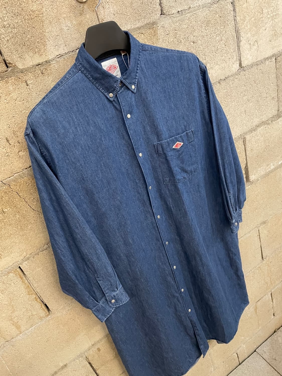 단톤 데님 셔츠 원피스 상품이미지3