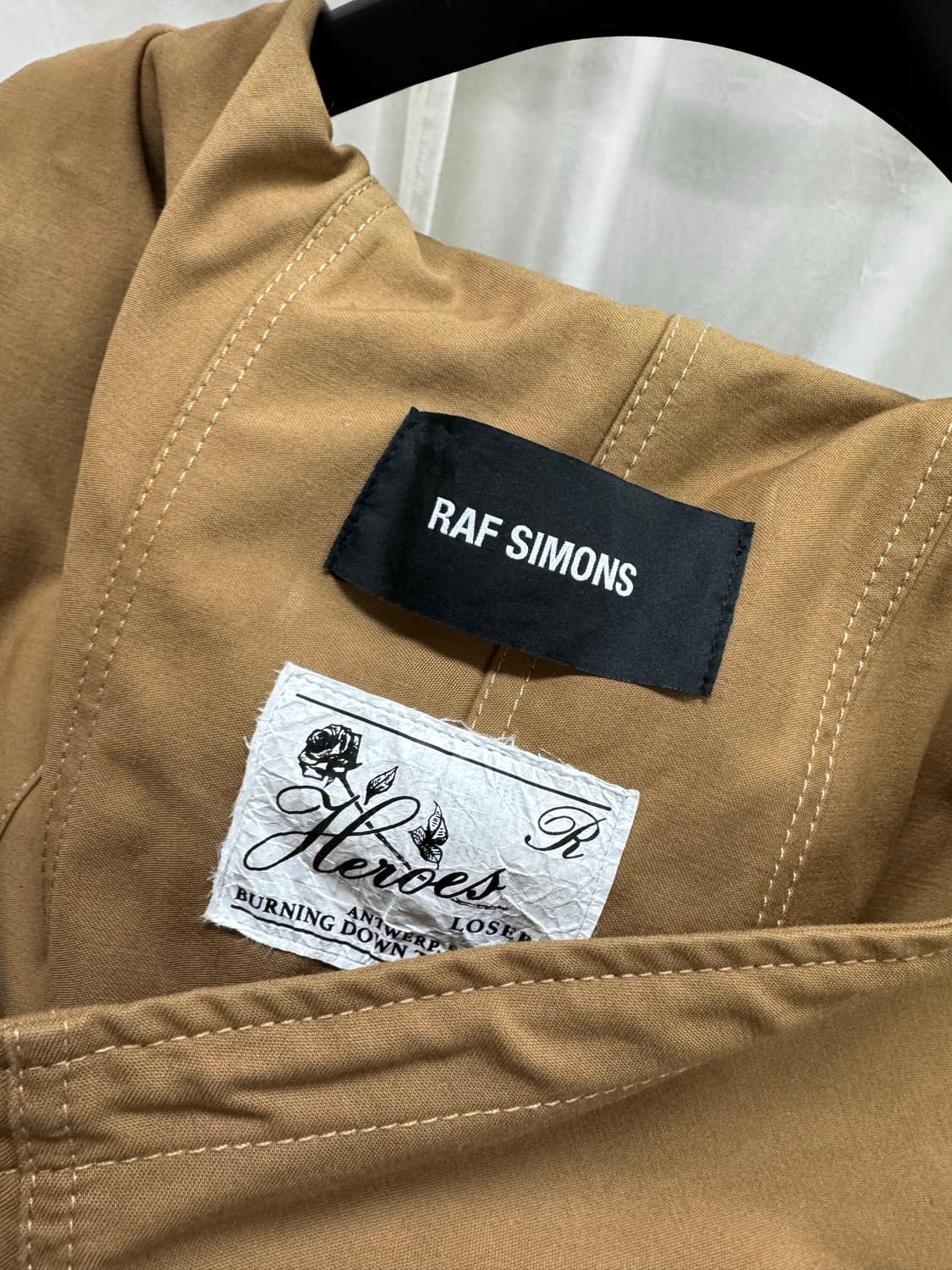 라프시몬스 19FW 포토 패치 파카 상품이미지4