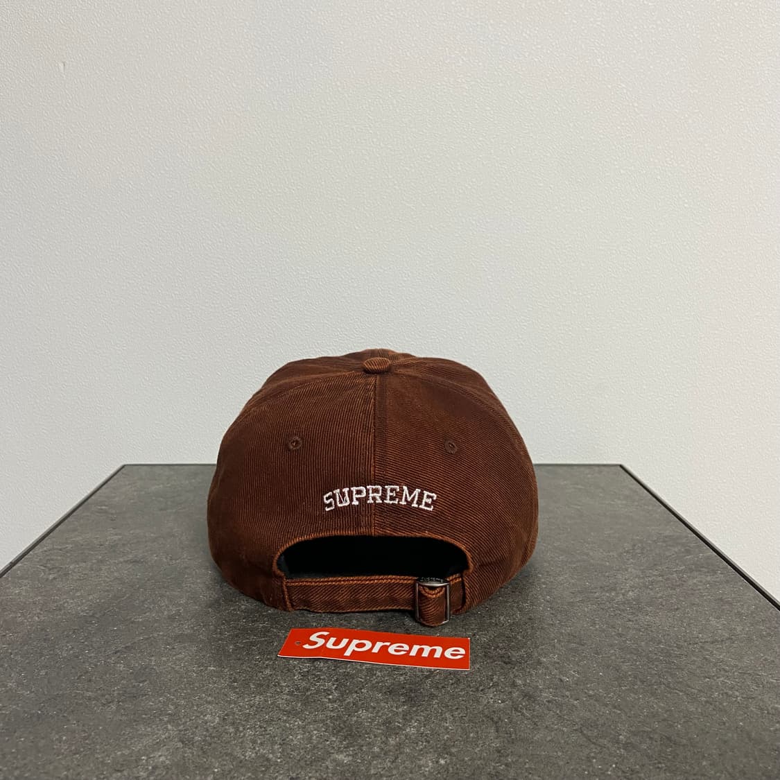 (OS) 슈프림 6패널 볼캡 모자 워시드 트윌 러스트 브라운 상품이미지4