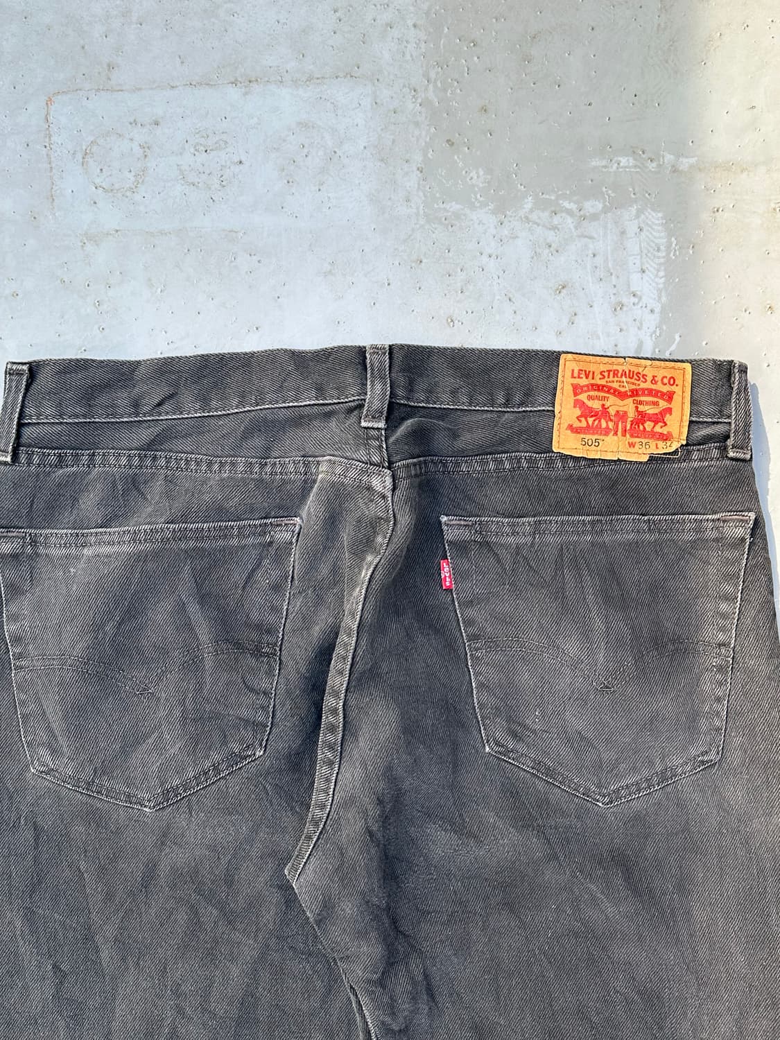 [리바이스] •Levi's 505 Black Denim 상품이미지8