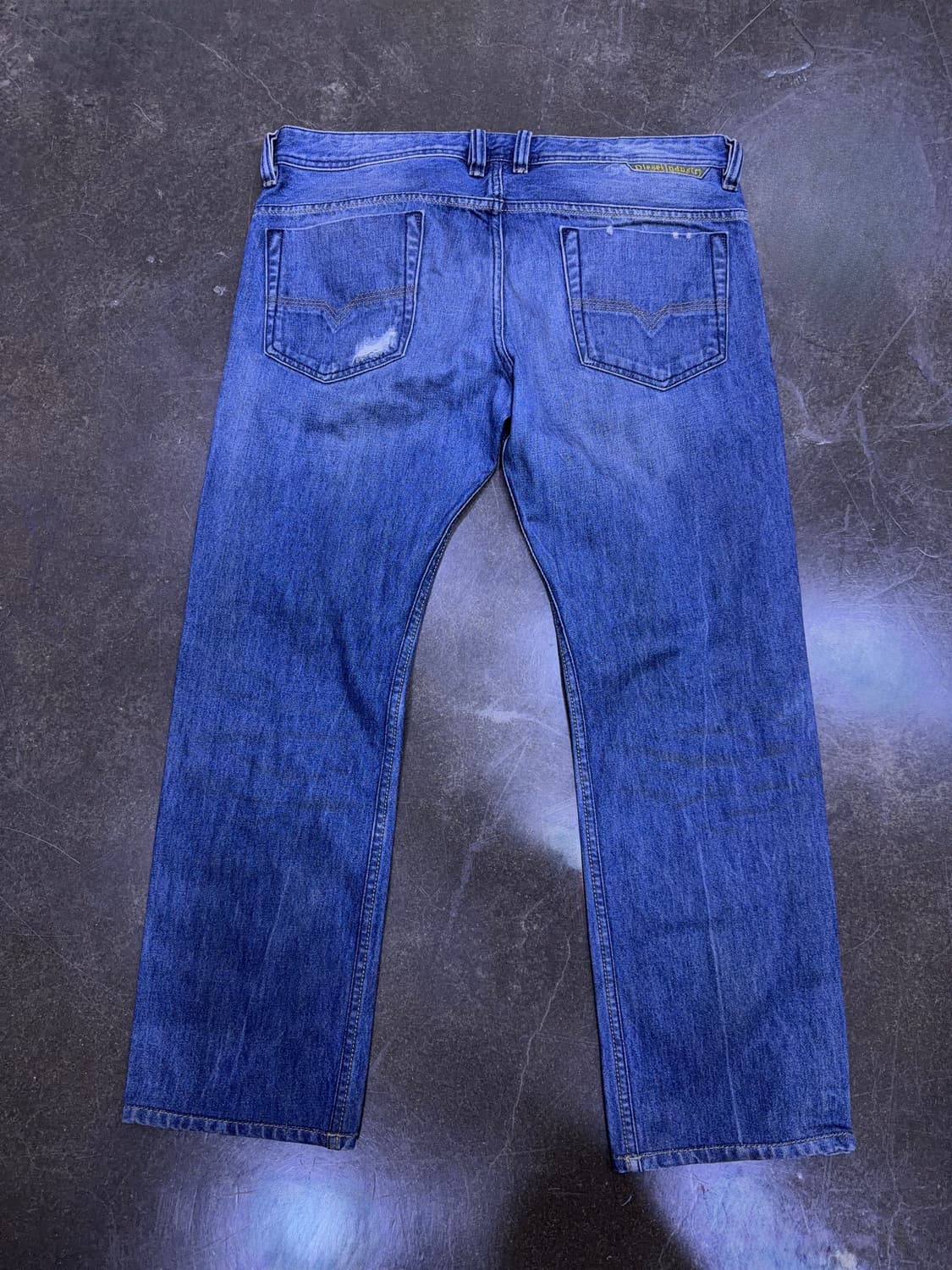 디젤 사파도 레귤러 슬림 스트레이트핏 빈티지 데미지 데님팬츠 34 상품이미지2