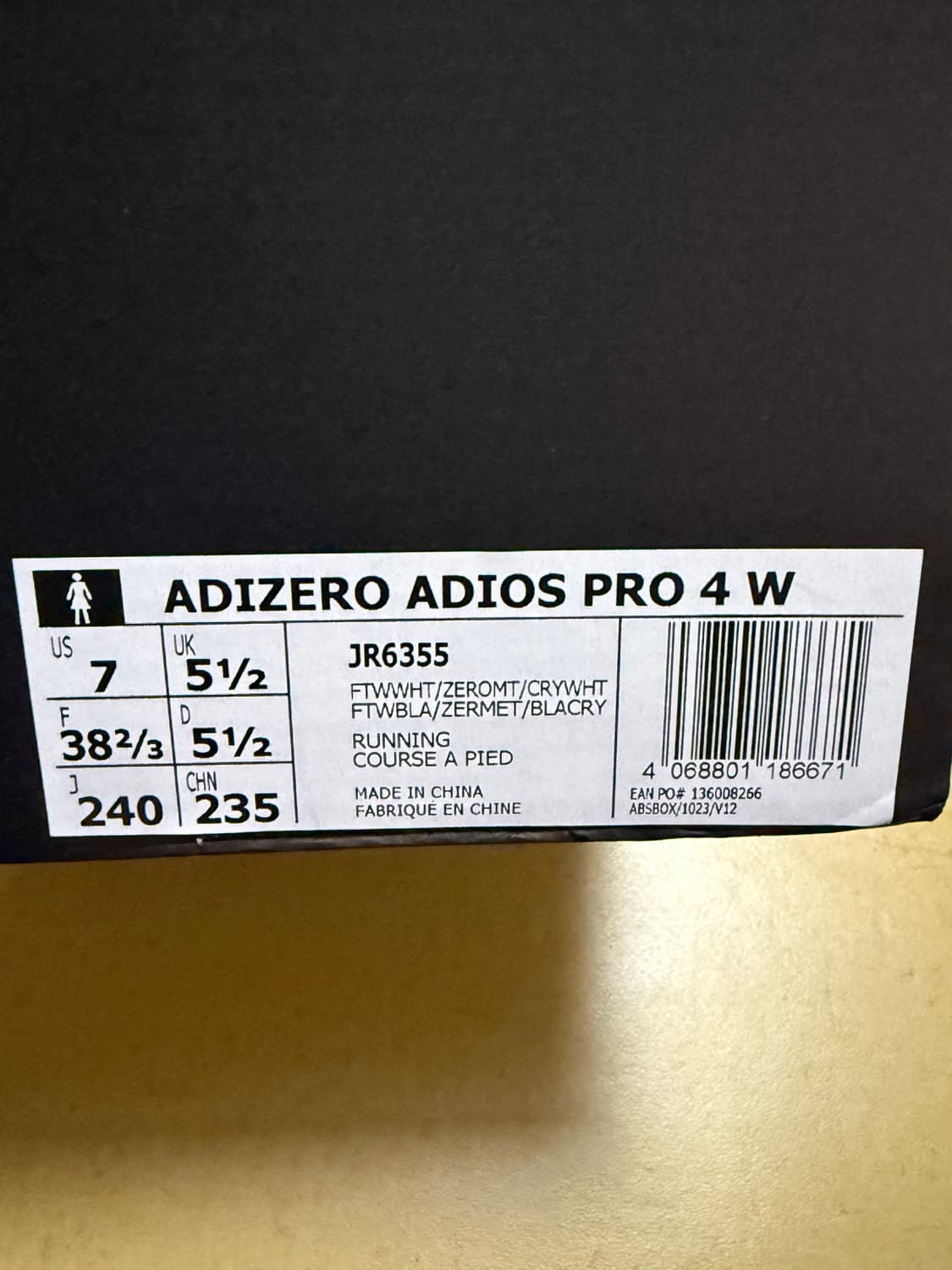 아디다스 아디제로4 240 상품이미지4