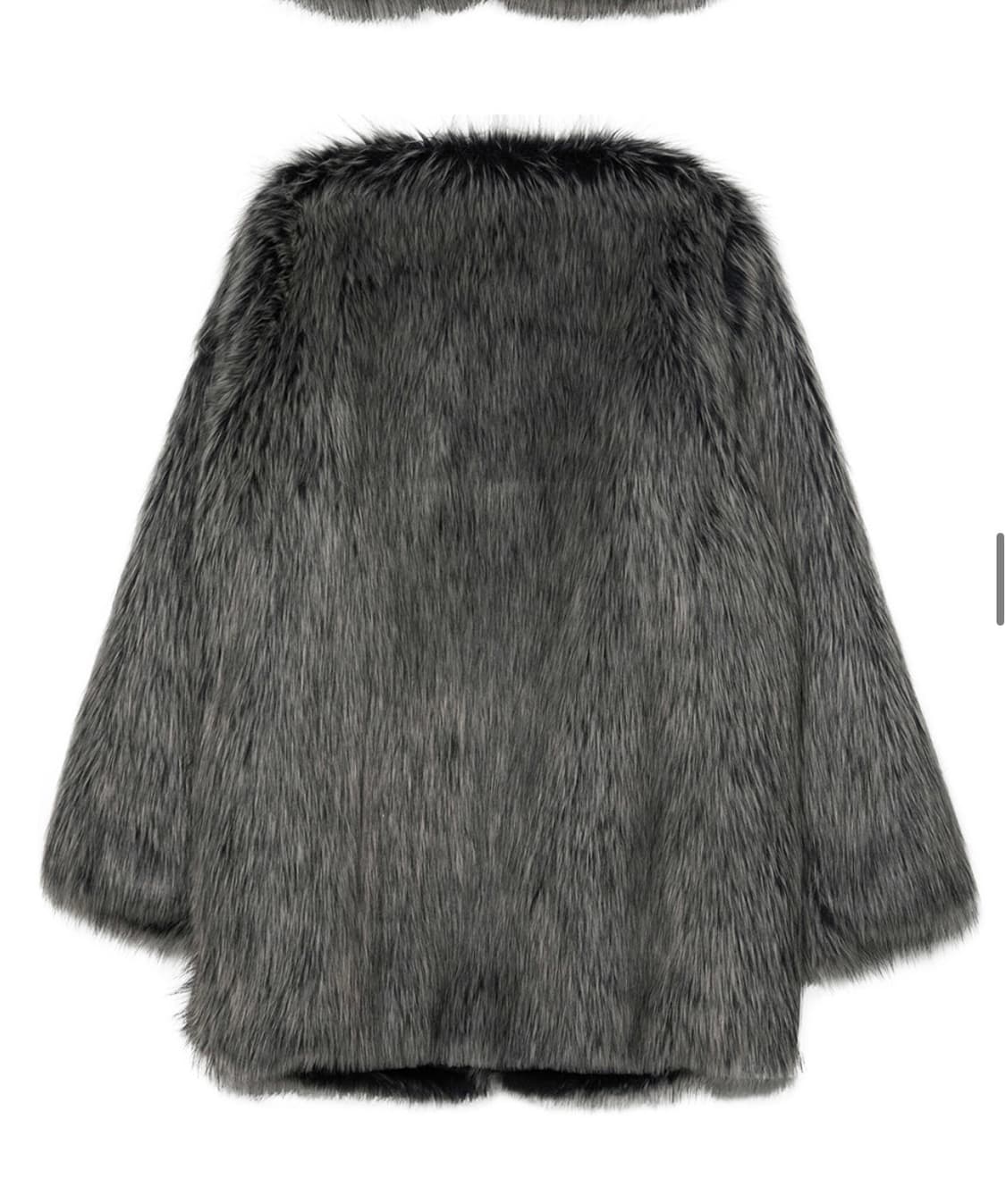 FLARE UP 플레어업 Fur Jacket 퍼자켓 차콜 상품이미지4