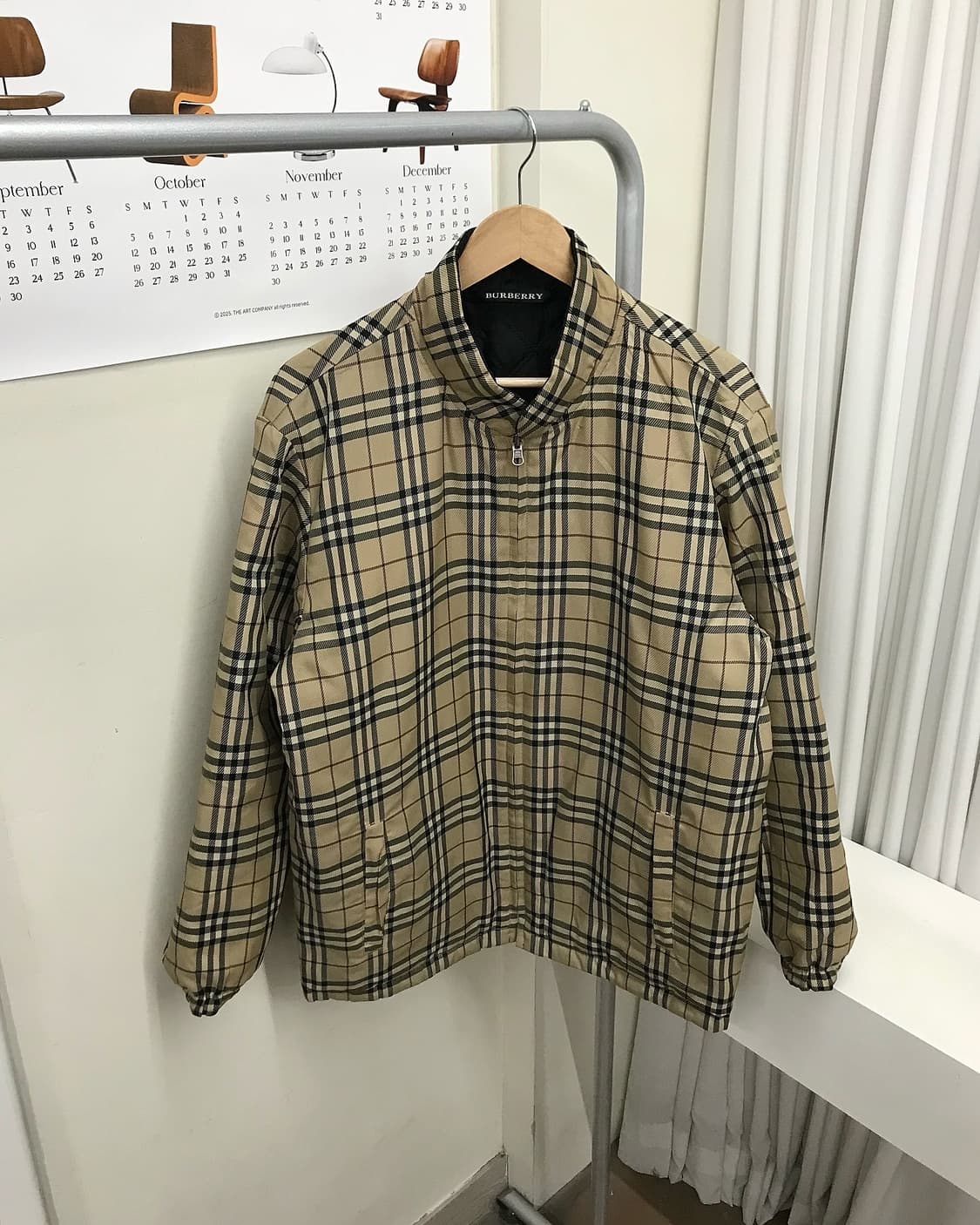 버버리 노바체크 리버시블 누빔 자켓 상품이미지1