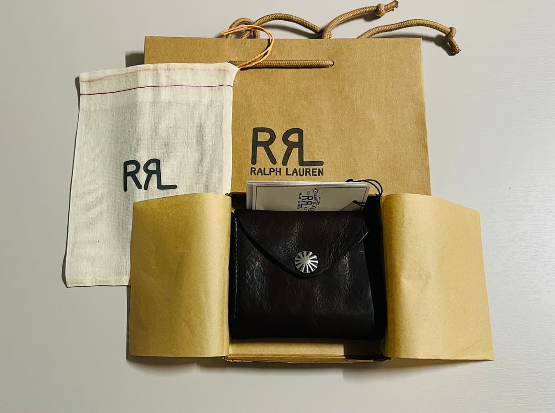rrl 더블알엘 콘초 레더 월렛 지갑 상품이미지1