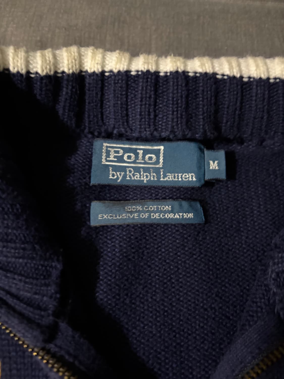 정품)폴로 빅포니 치프키프 뉴욕 니트 집업 상품이미지3