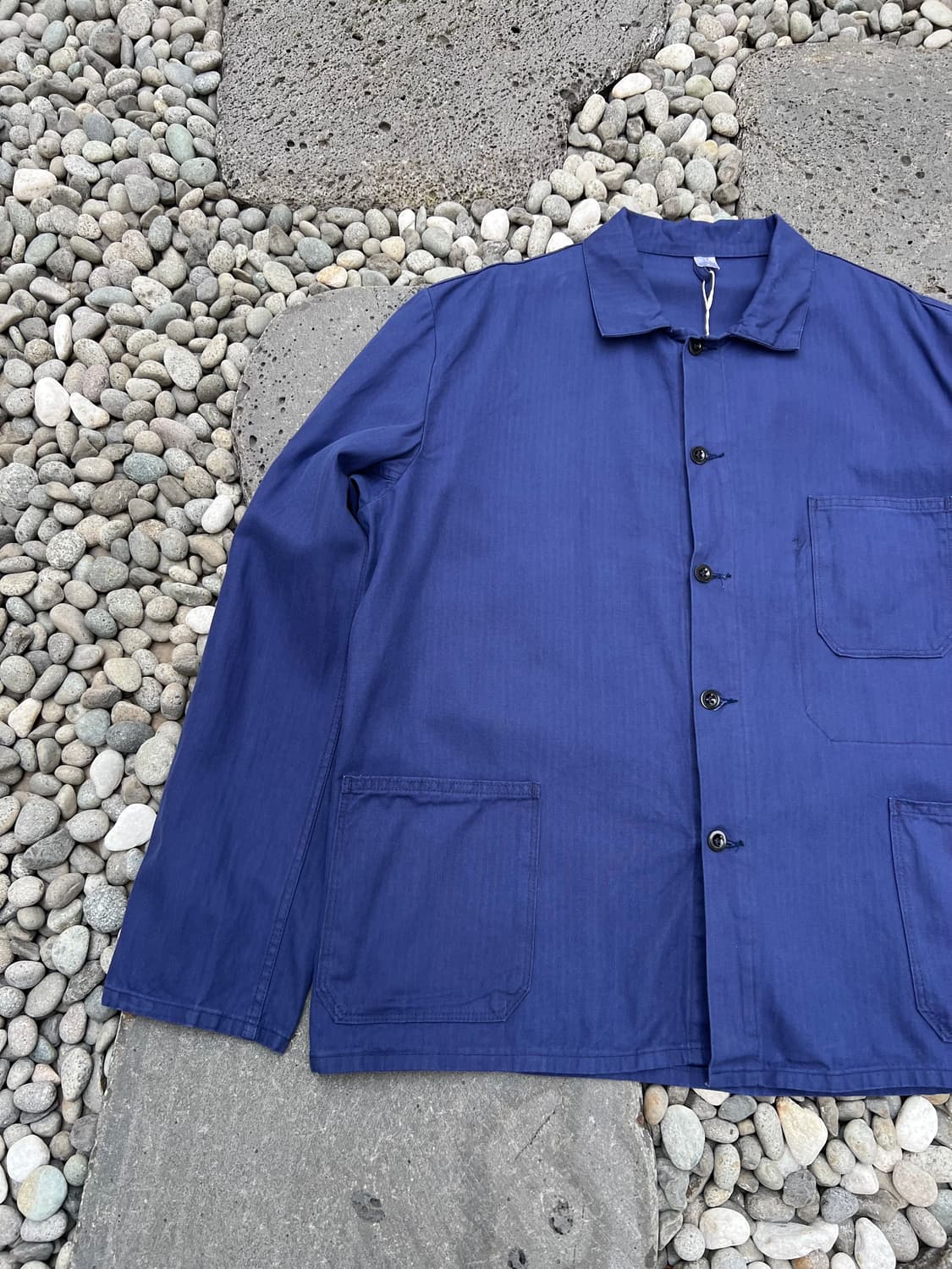 (BIGSIZE)(DEADSTOCK) HBT 헤링본트윌코튼 프렌치워크자켓 상품이미지4