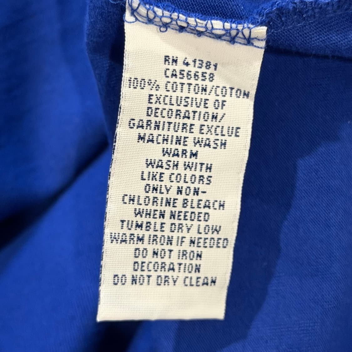 폴로 랄프로렌 딥 블루 라운드넥 반팔 티셔츠 상품이미지4