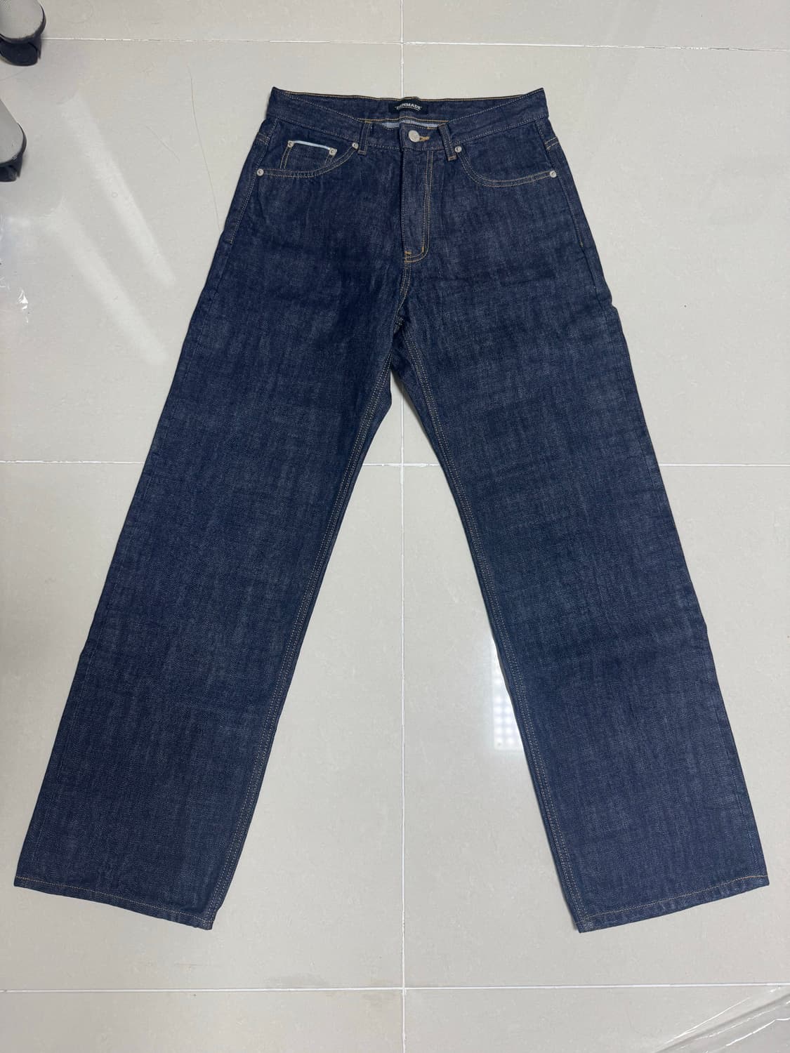 덴메이드 mid-indigo selvedge[wide fit] 상품이미지1
