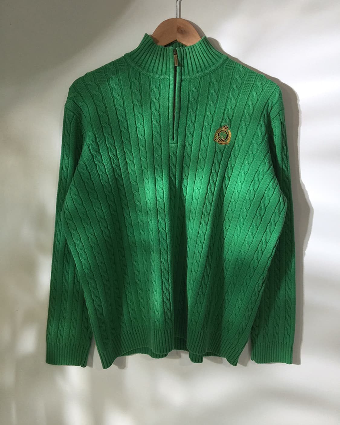 (WOMAN) 폴로랄프로렌 반집업 니트 스웨터 L 상품이미지6