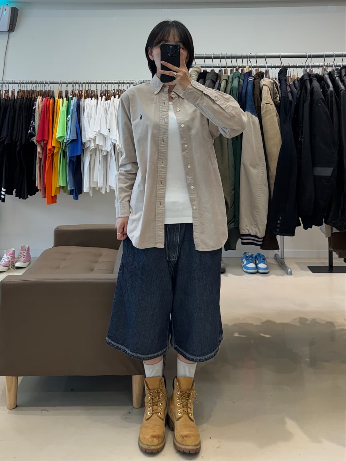 폴로 랄프로렌 셔츠 베이지 상품이미지7