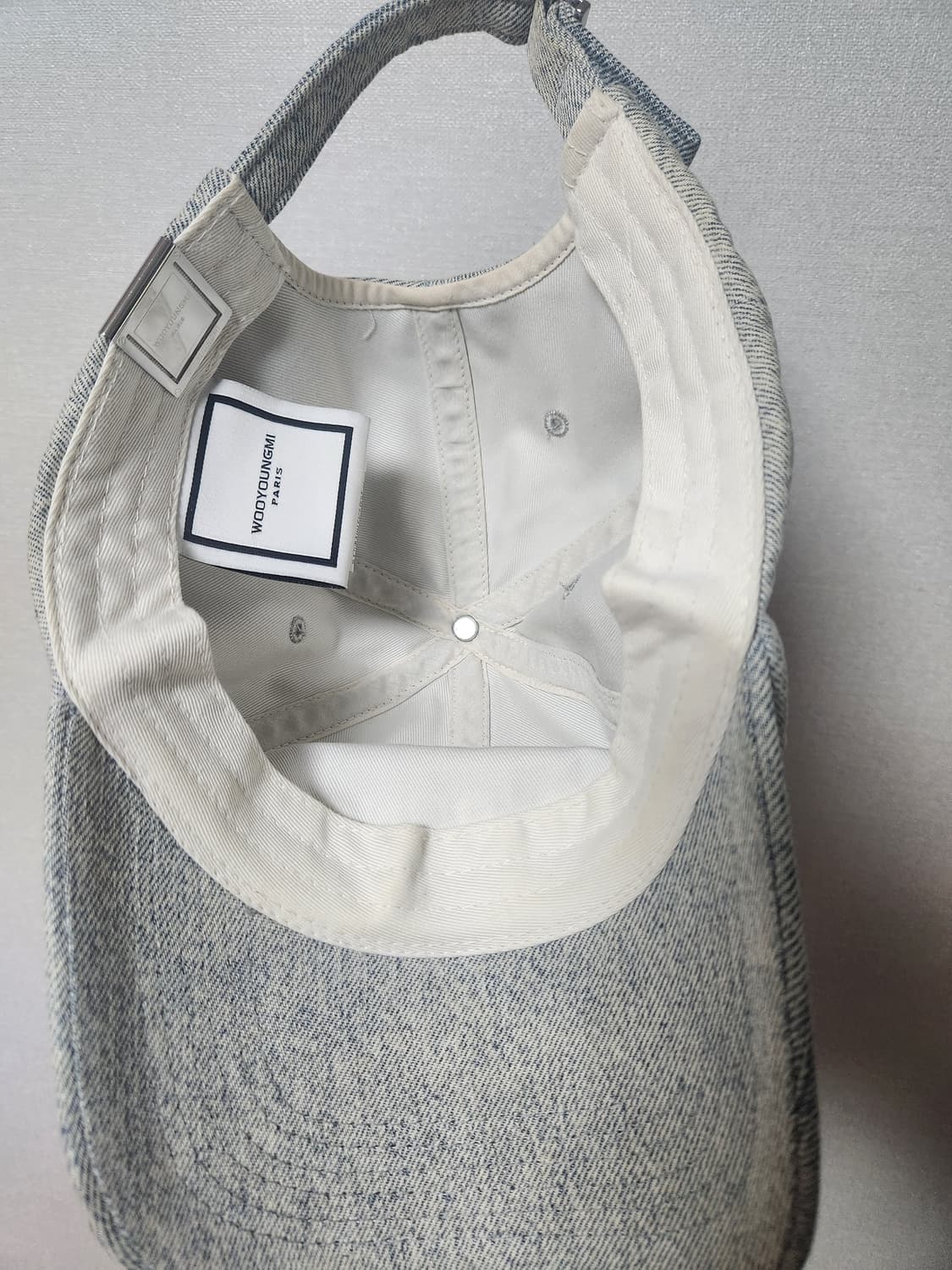 우영미 엠블로이드 볼캡 블루(연청) 상품이미지6