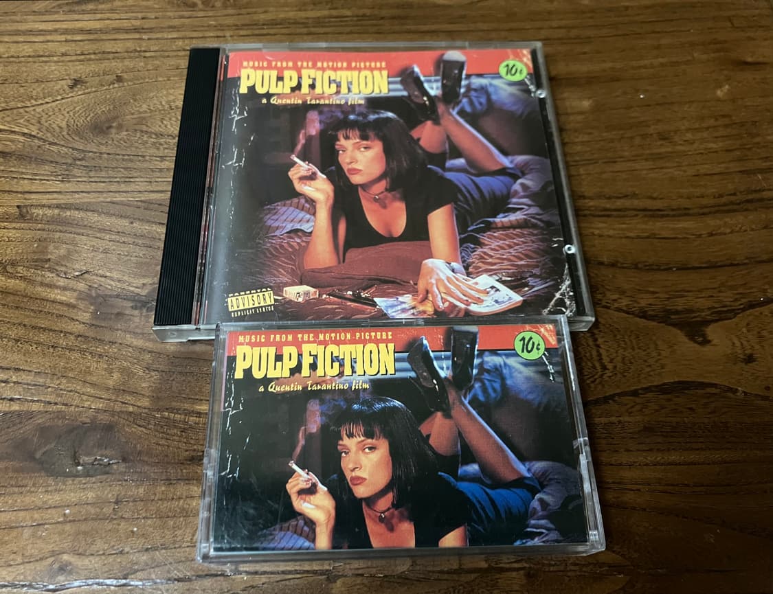 영화 펄프픽션 OST 라이센스 초판 CD + 카세트테이프 쿠엔틴타란티노 상품이미지2