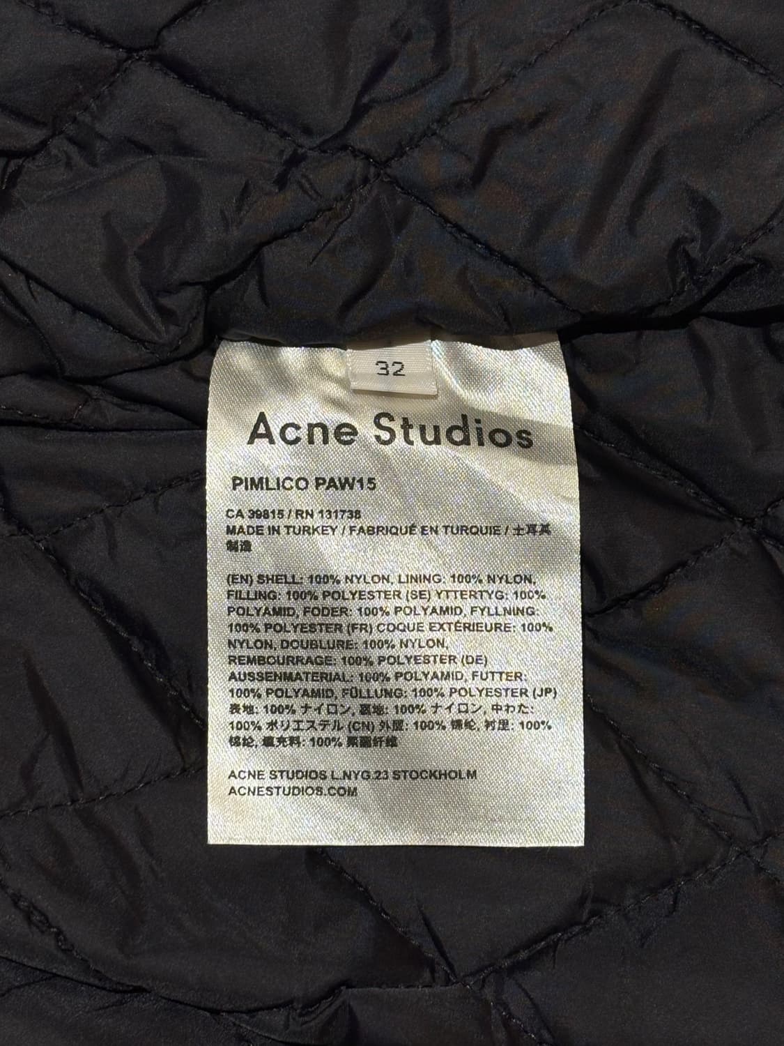 아크네 스튜디오 누빔 패딩 스커트 상품이미지8