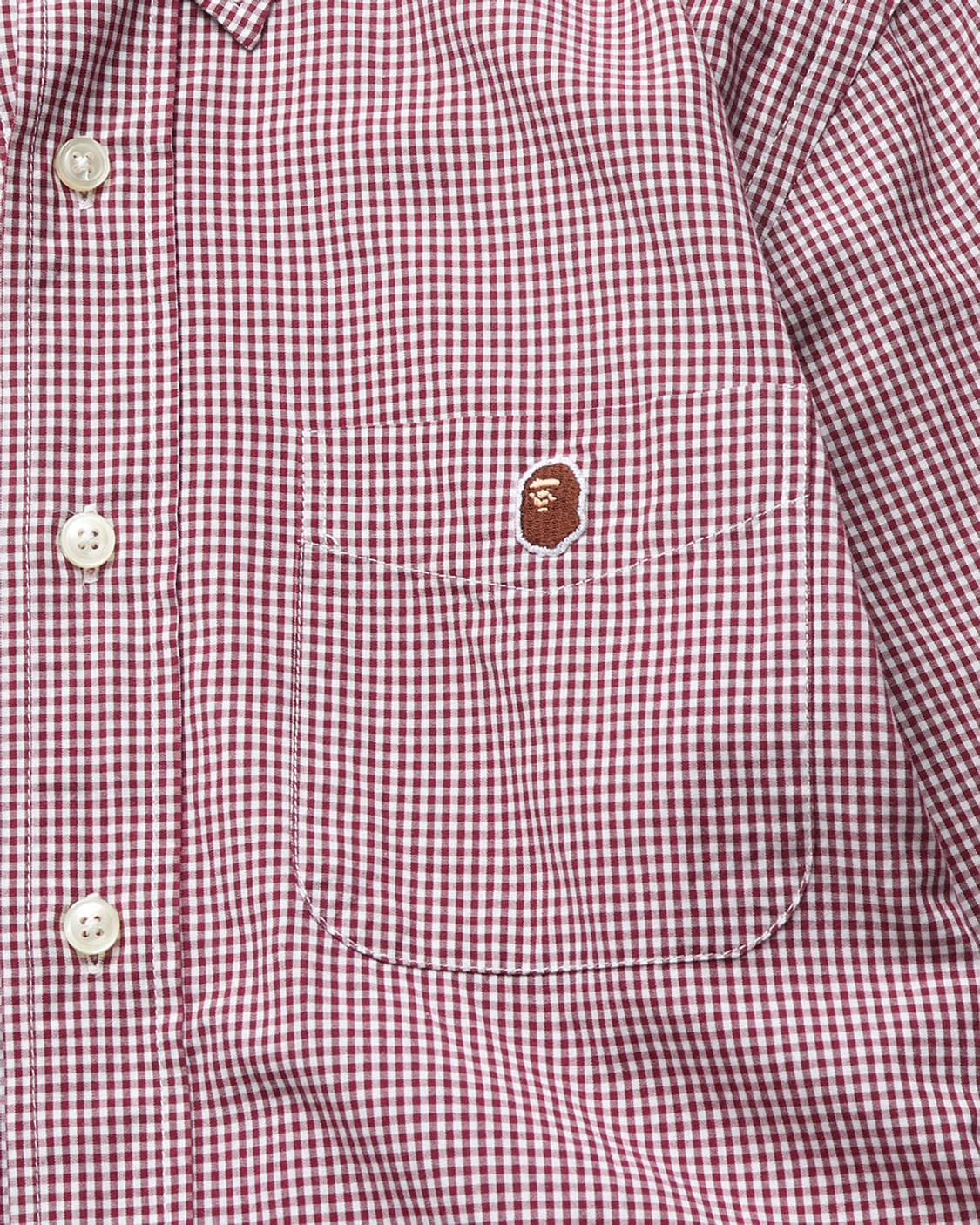 A BATHING APE Gingham Check Shirt 상품이미지6