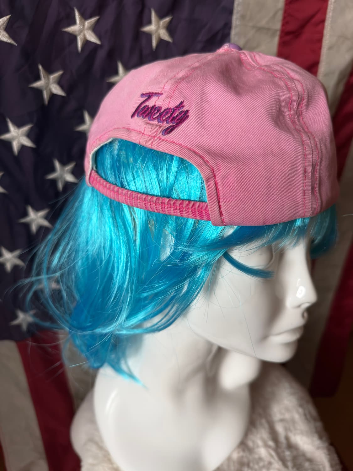 90s Looney Tunes Tweety Bird 투톤 볼캡 상품이미지4