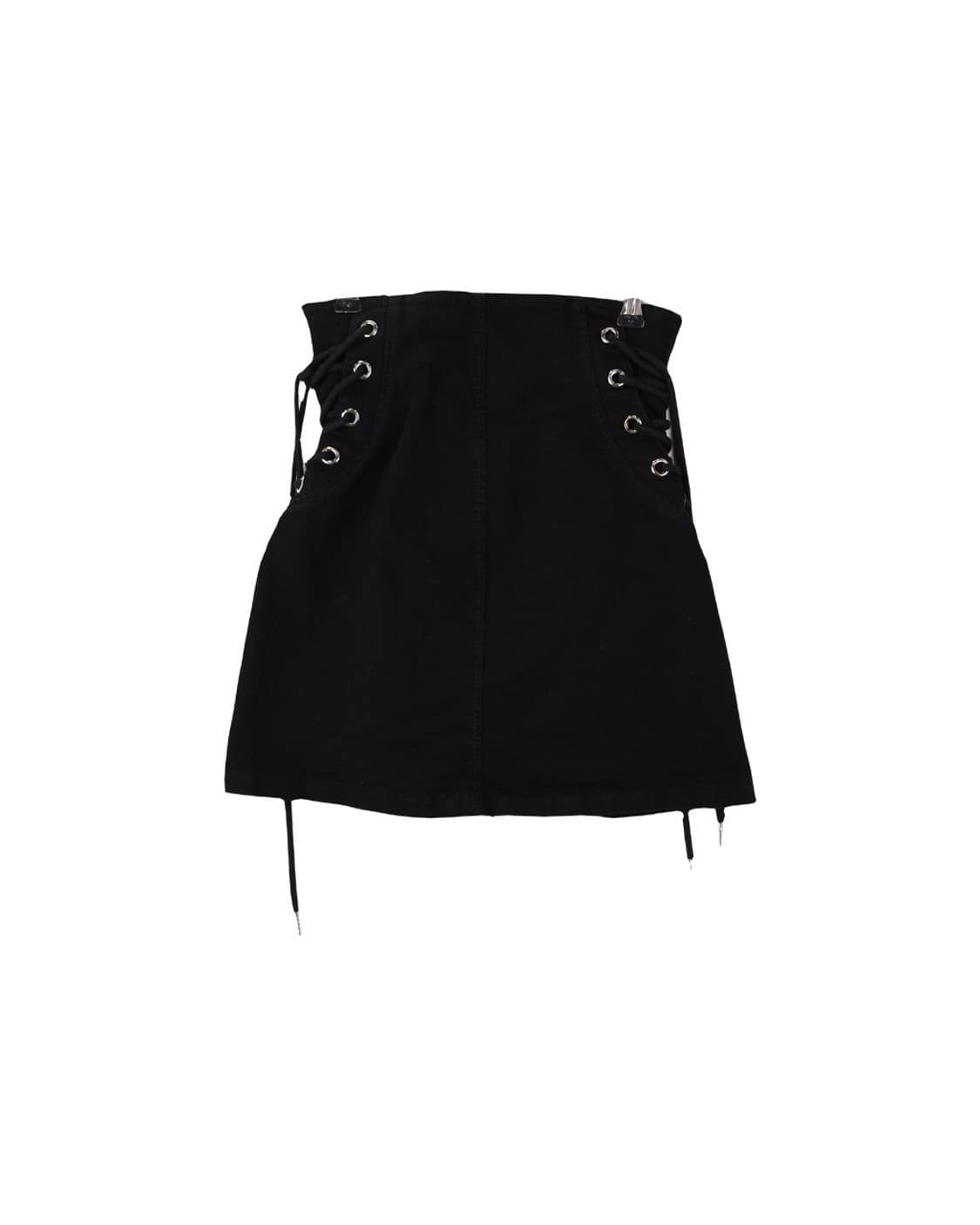 Jpn Black detail Mini Skirts 상품이미지5