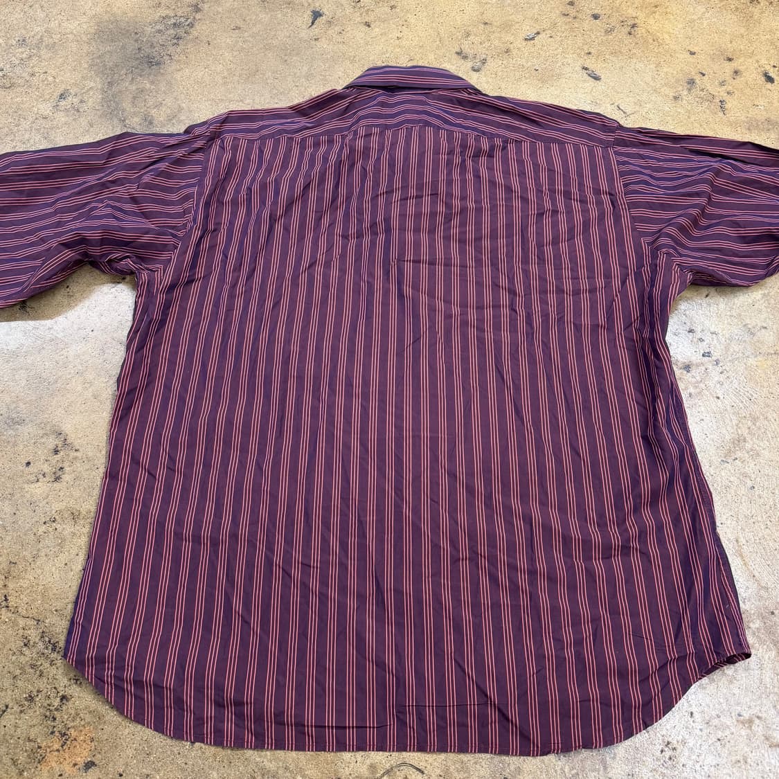 [정품/16-41] 버버리 버건디 스트라이프 셔츠 b10 상품이미지4