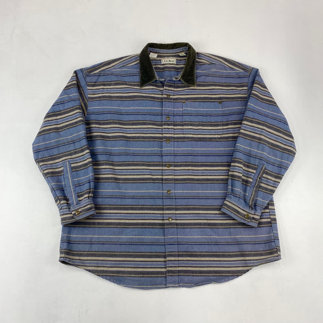 엘엘빈 포켓 패턴 코튼 셔츠 자켓 (110) 상품이미지1