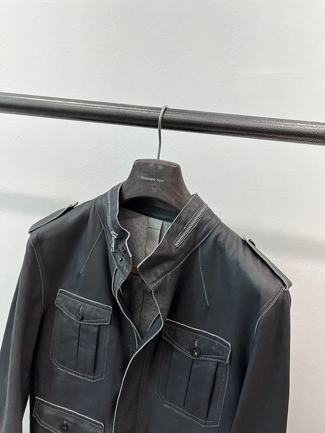 95) GIAN CARLO ROSSI 이태리 가죽자켓  상품이미지2