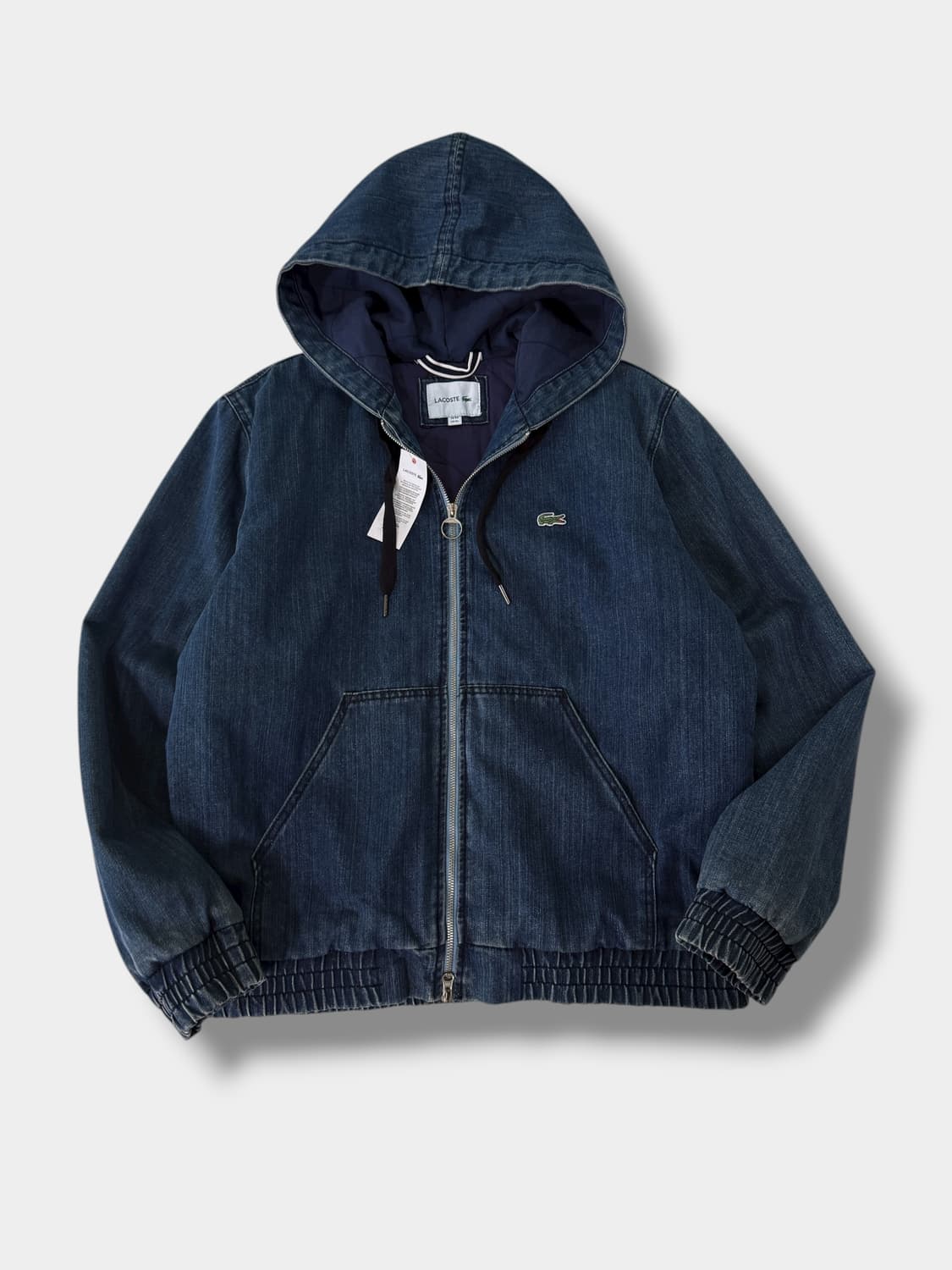 라코스테 루즈핏 00‘s 데님 액티브 후드 점퍼 상품이미지1