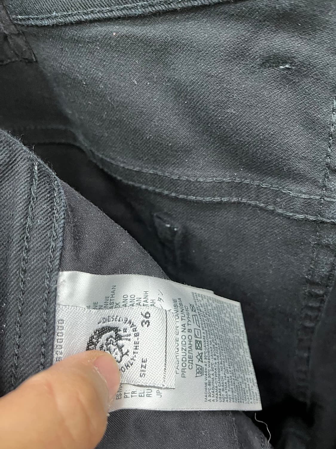 36) 디젤 신형 스판 블랙진  상품이미지5