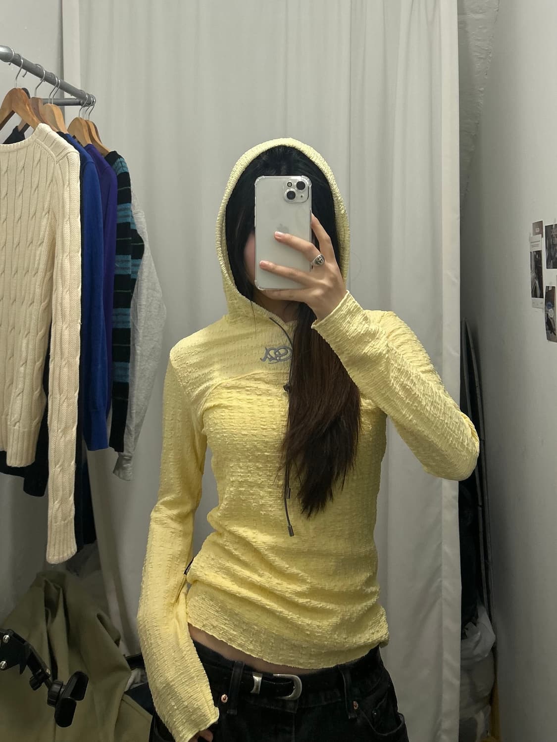 스컬프터 후드 롱슬리브 긴팔 상품이미지2