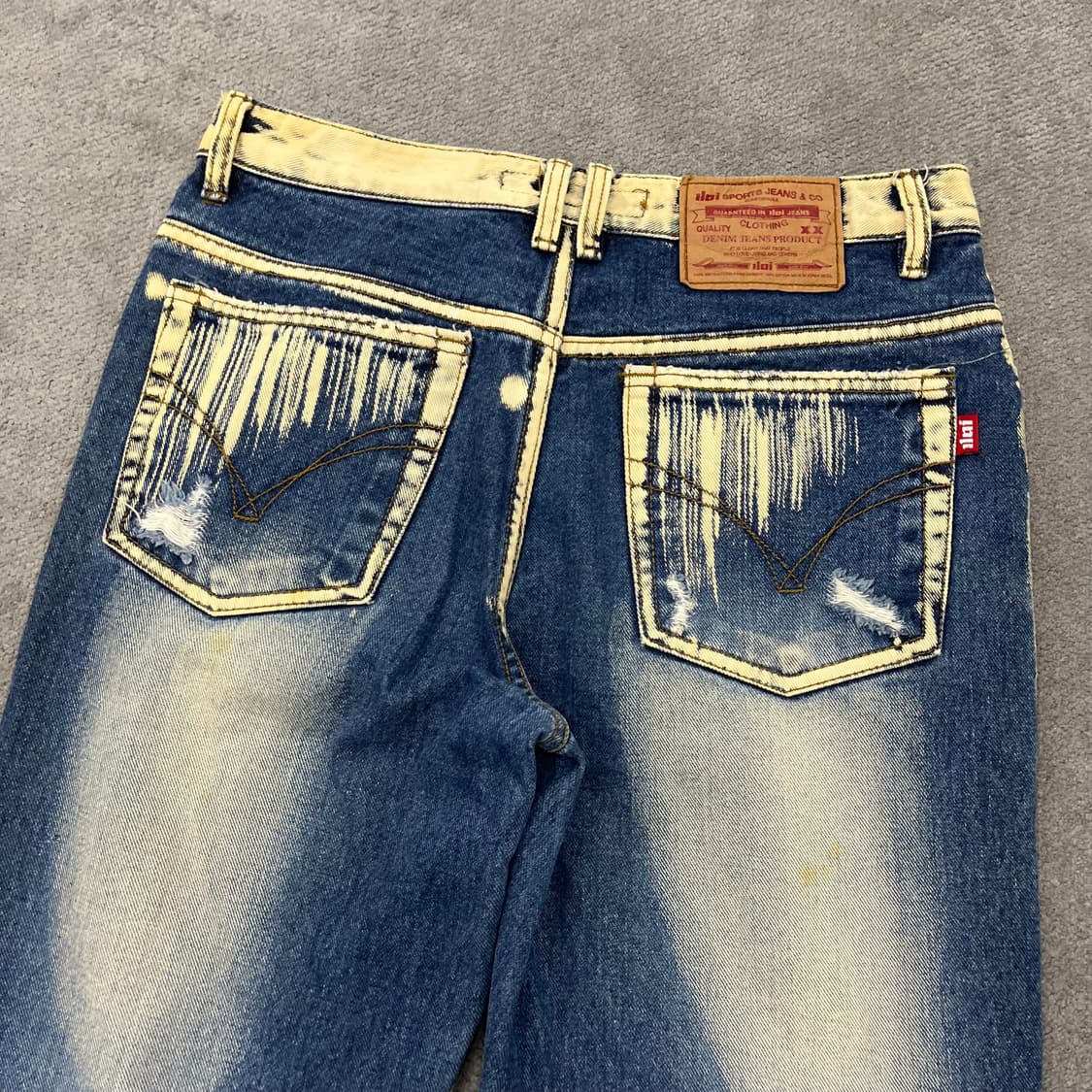 30 iloi 빈티지 워싱 디스 데님팬츠 상품이미지5