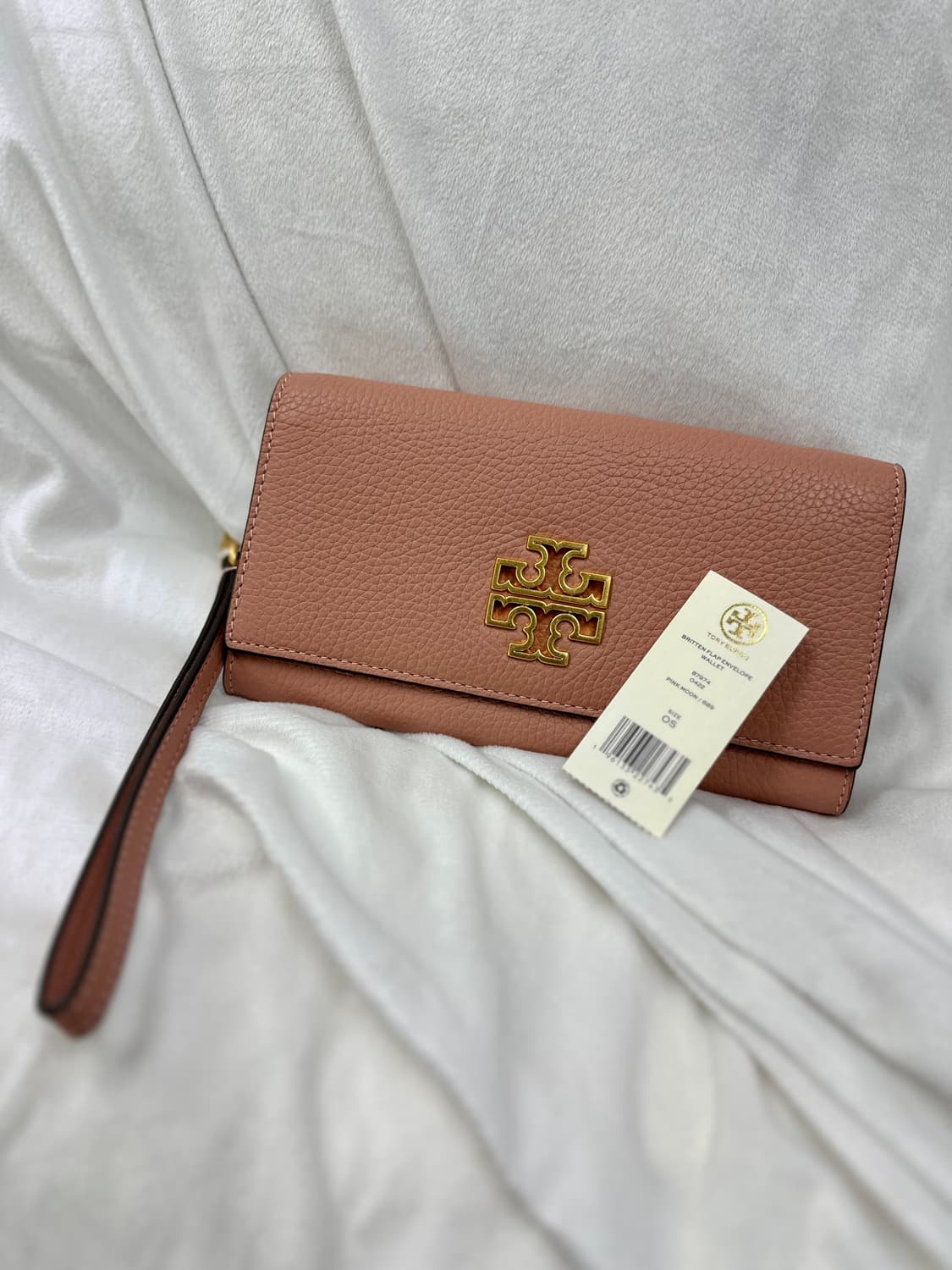 (OS) 토리버치 브리튼 엔벤로프 장지갑 인디핑크 상품이미지1