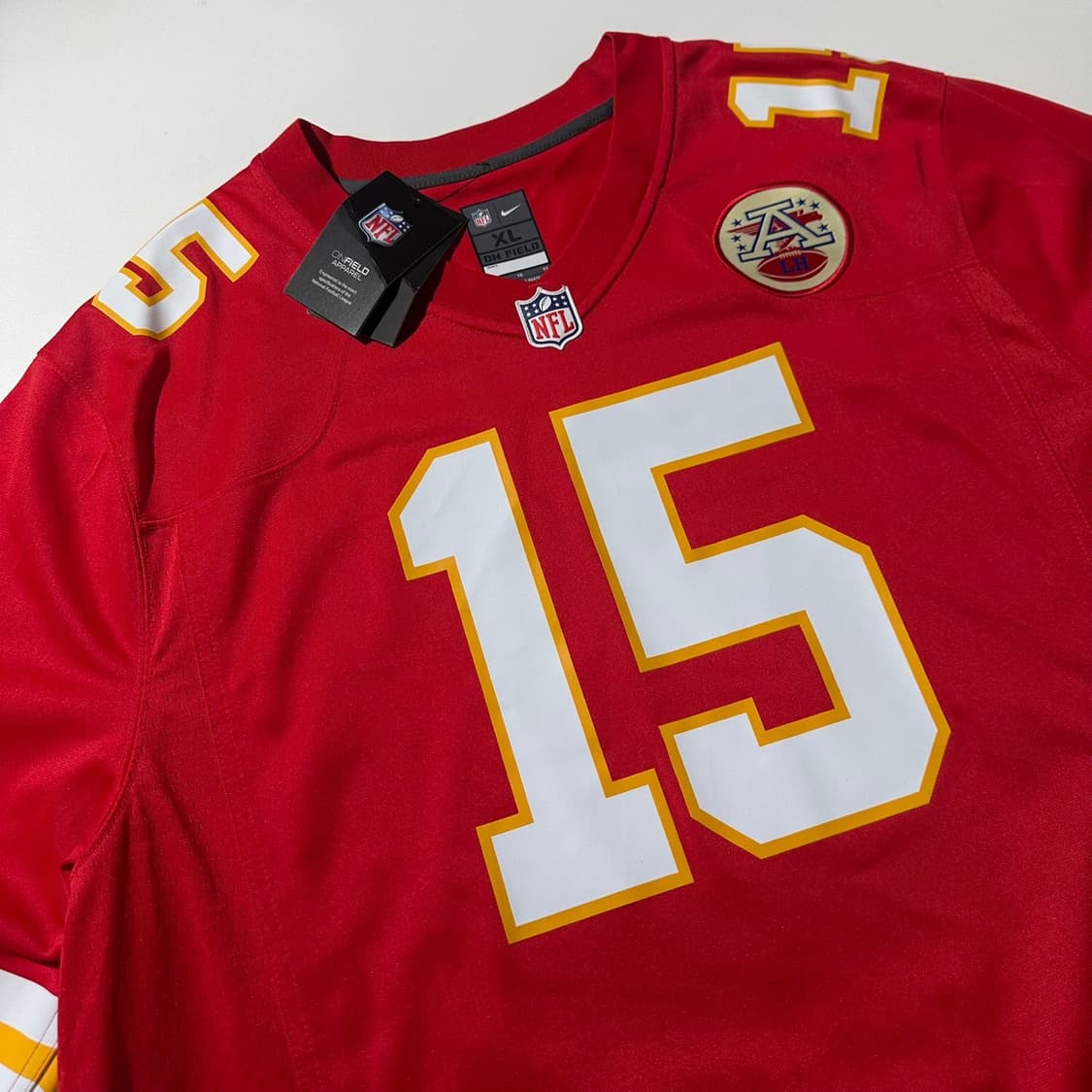 (새상품) 나이키 NFL 켄자스시티 치프스 패트릭 마홈스 풋볼 져지 상품이미지3