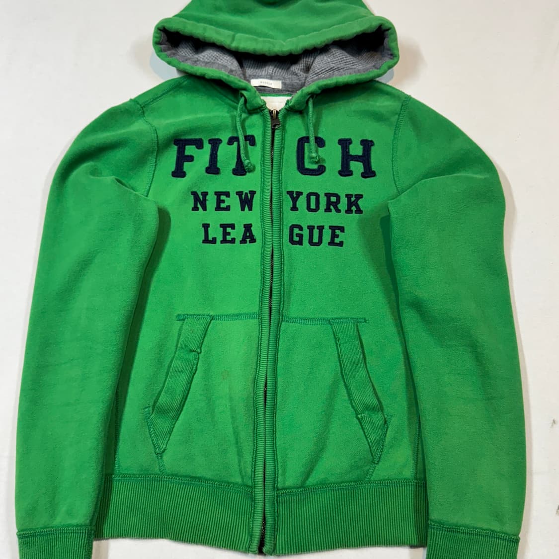 L) 아베크롬비 후드집업 그린 상품이미지2