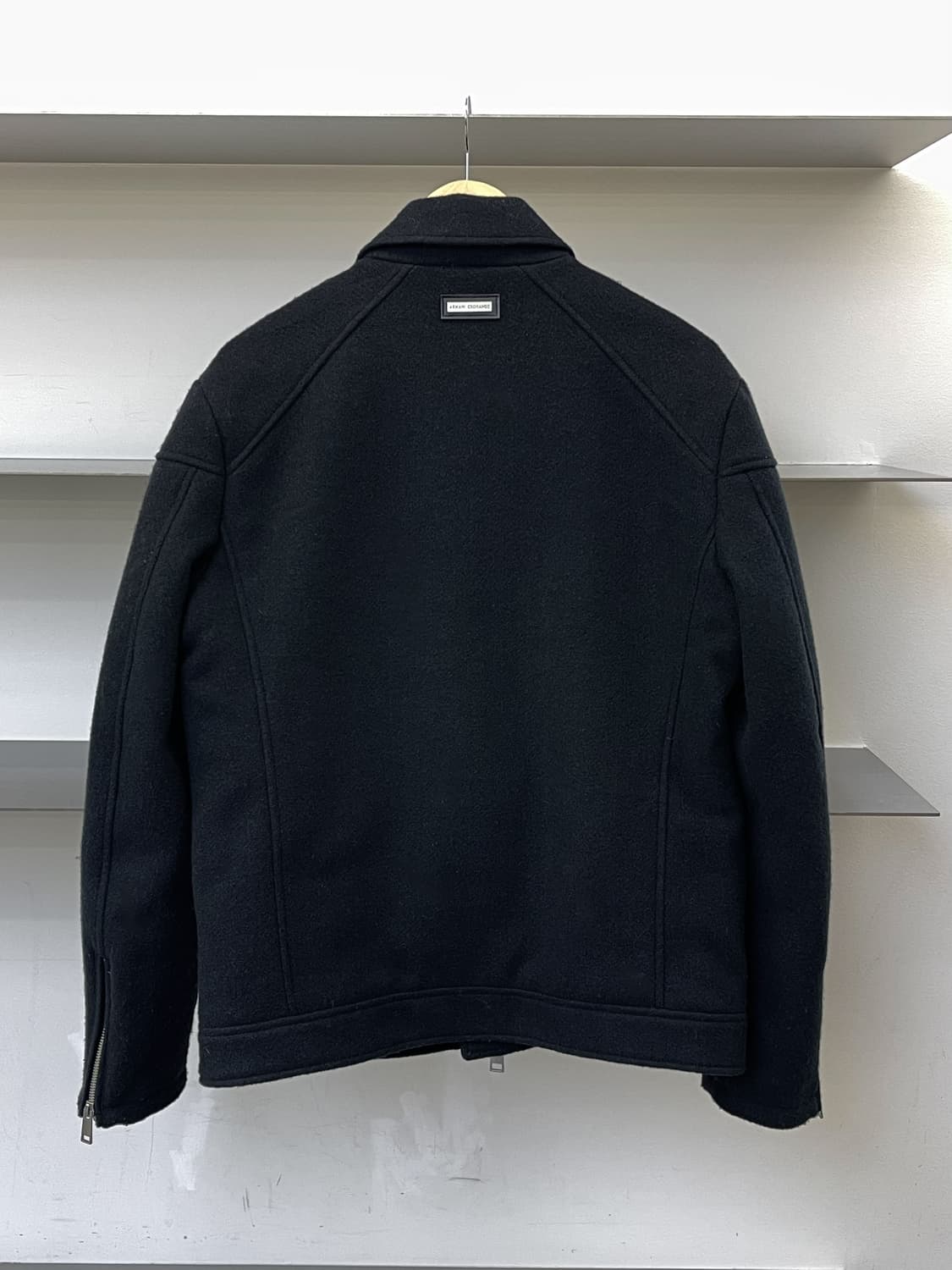 아르마니익스체인지 투웨이 커프 집업 바이커 자켓 상품이미지3