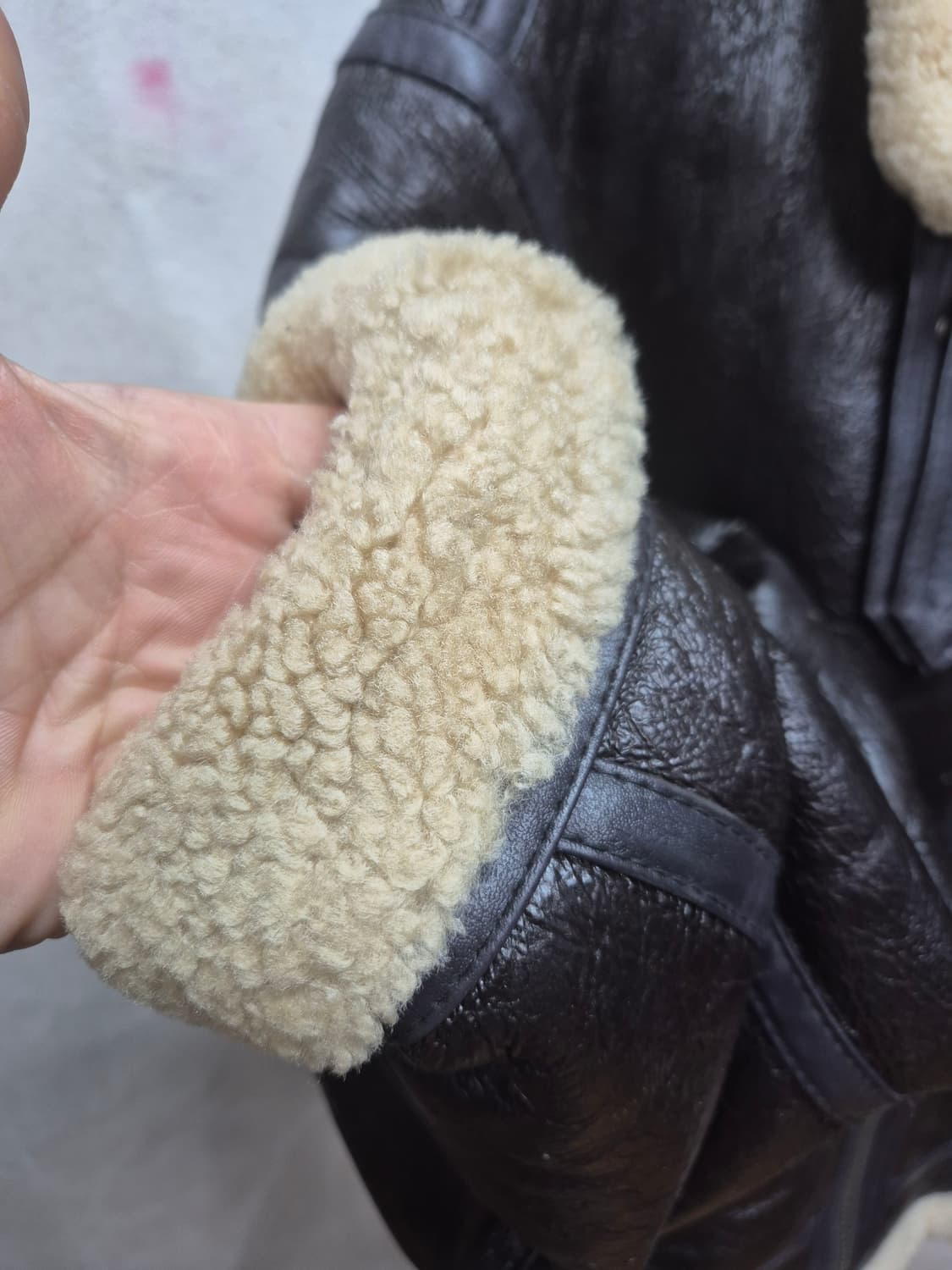 B-3 폭겨기 무스탕 상품이미지3