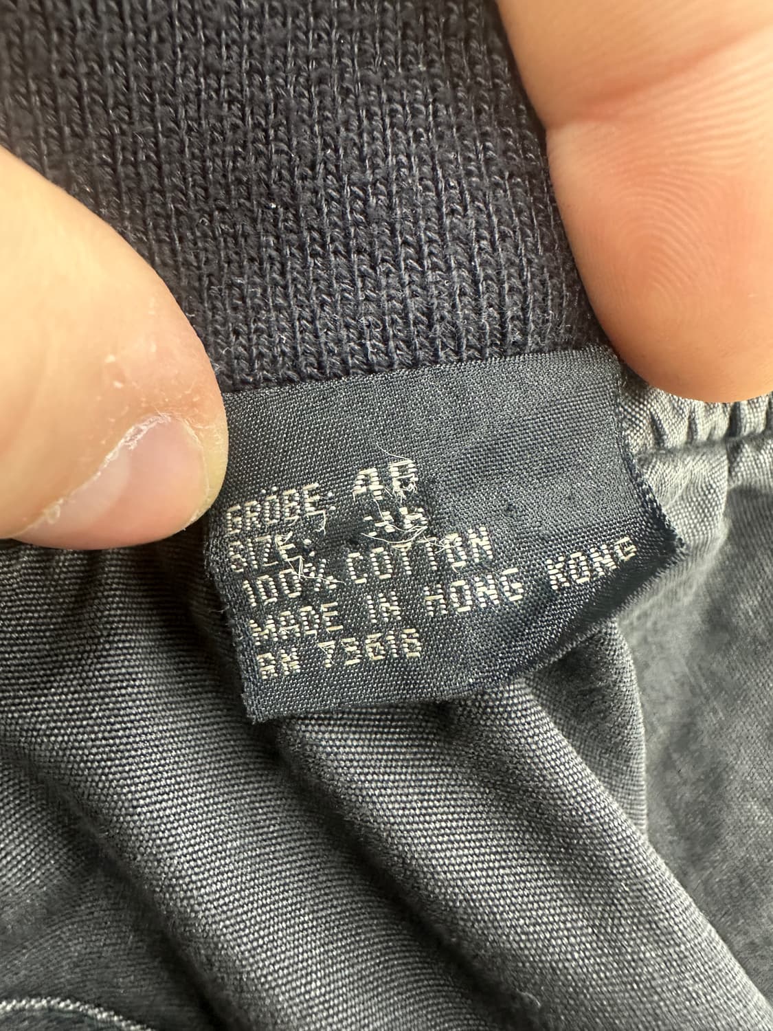 90s HUGO BOSS 페이디드 봄버 자켓 XL 상품이미지7