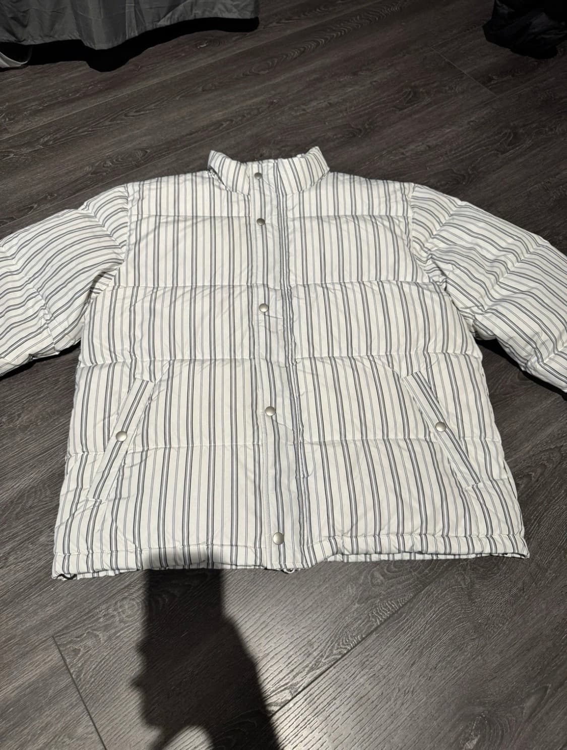 스투시 스트라이프 패딩 L 상품이미지2