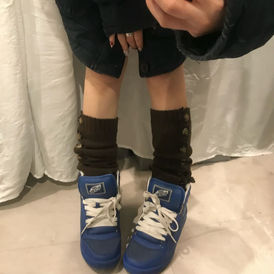 Vans 반스 블루 하이탑 상품이미지1