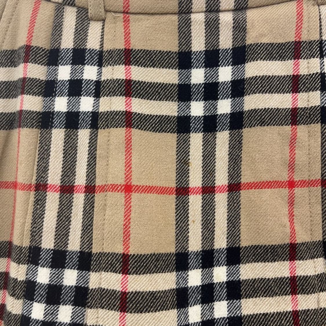 버버리 빈티지 모리 노바체크 울 미니스커트 24인치 C08273 상품이미지7