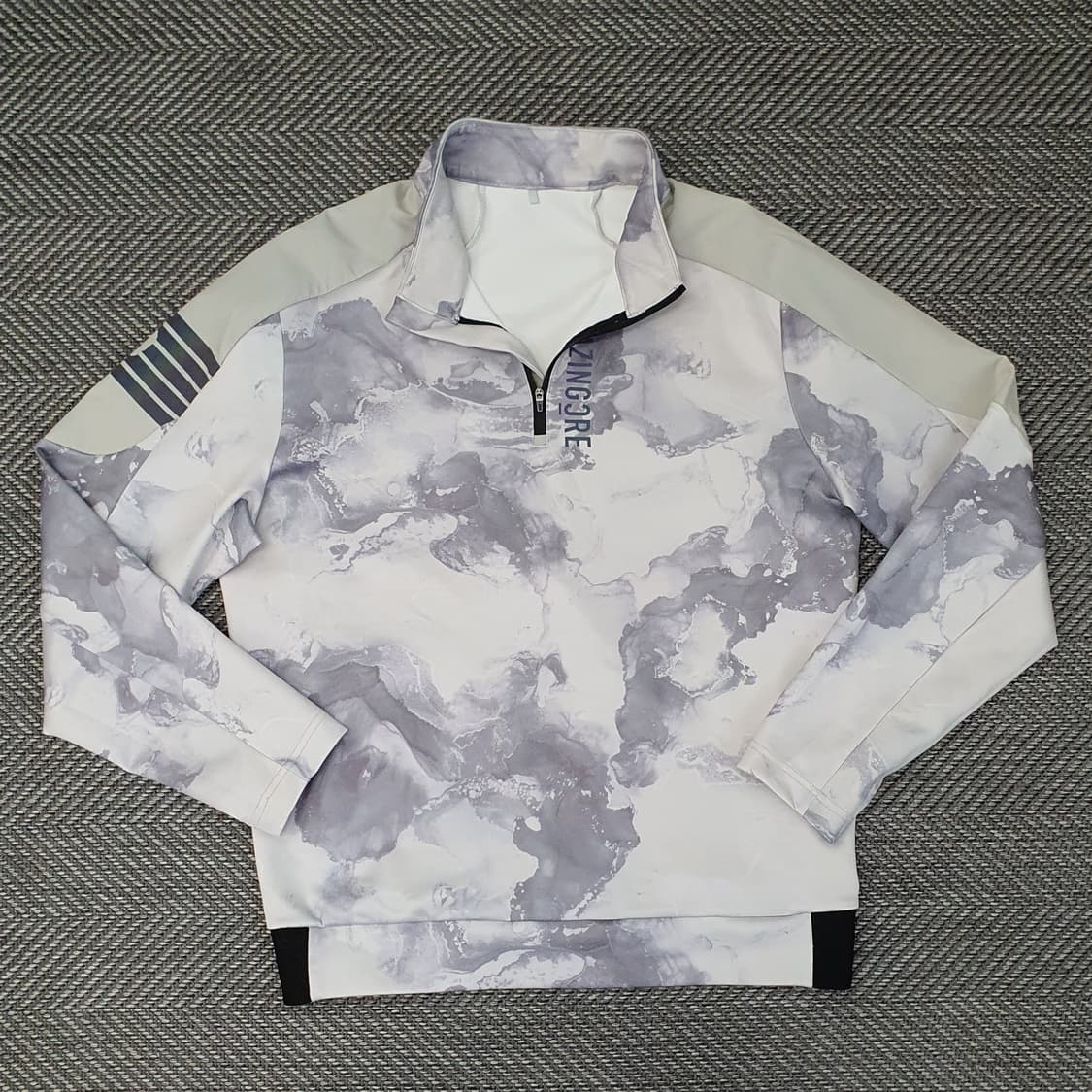 어메이징크리 반집업 기능성 긴팔티 남자105 상품이미지2